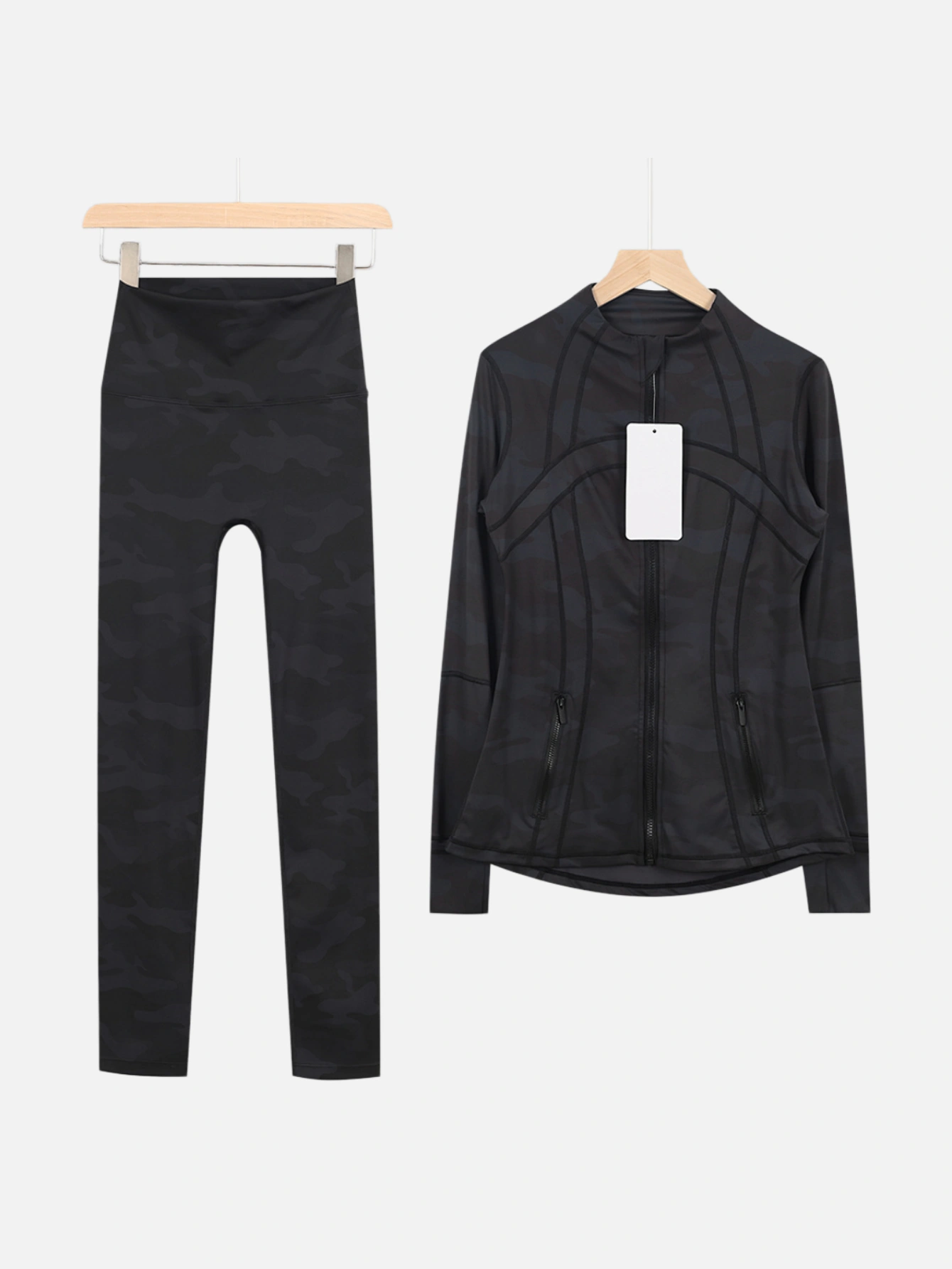 lululemon Zip-Up Jacket & High-Waist Slim Pants 2-Piece Set - Lulualo