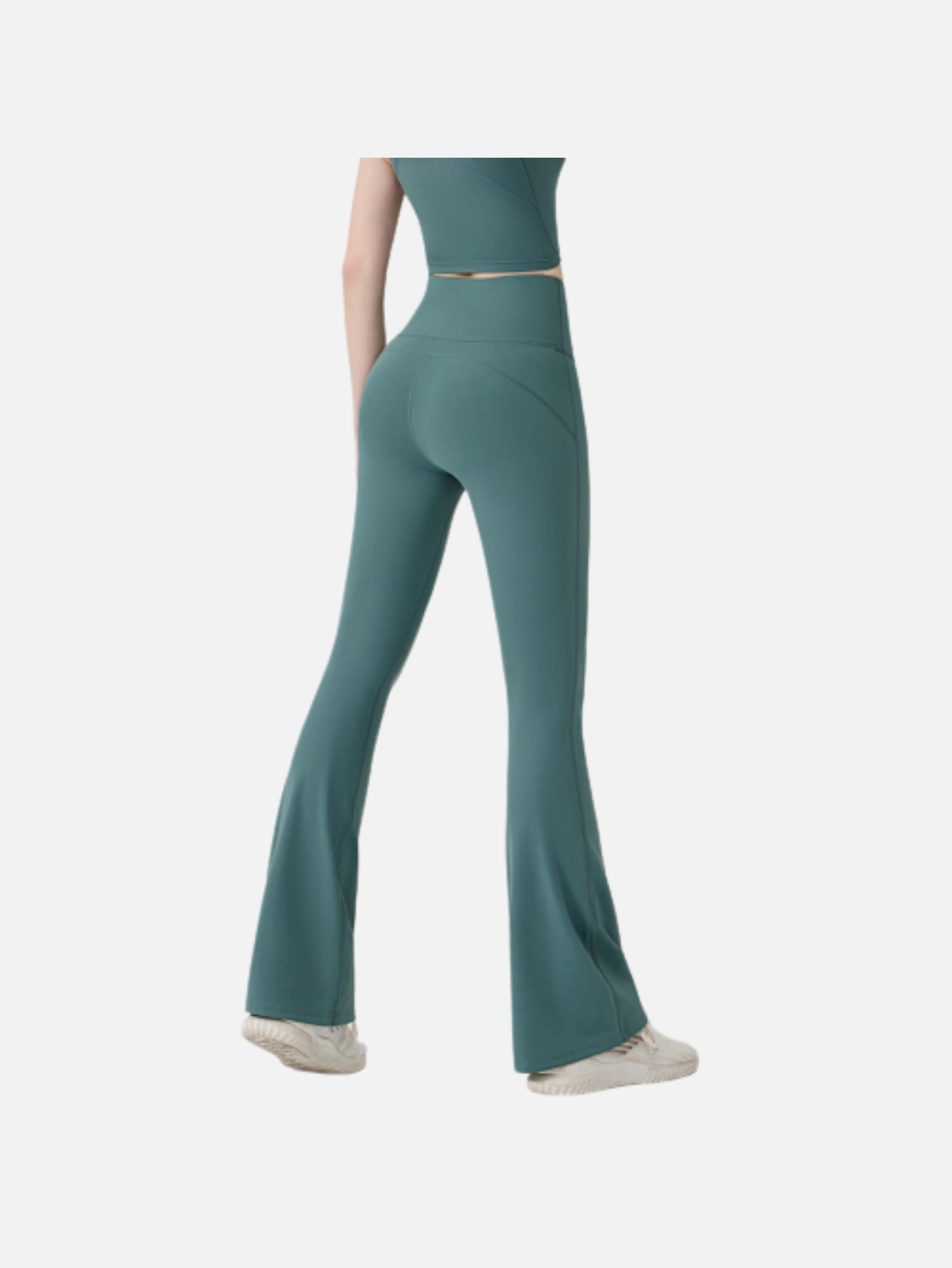 Women's High-Waist Split Flare Yoga Pants - Lulualo