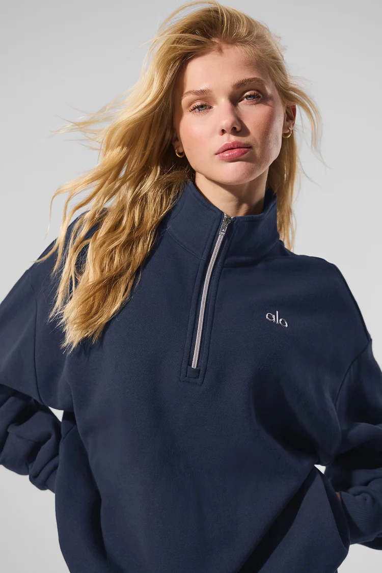 Alo Accolade Quarter-Zip Pullover - Lulualo