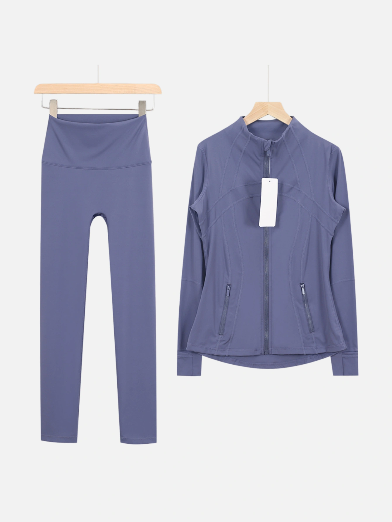 lululemon Zip-Up Jacket & High-Waist Slim Pants 2-Piece Set - Lulualo