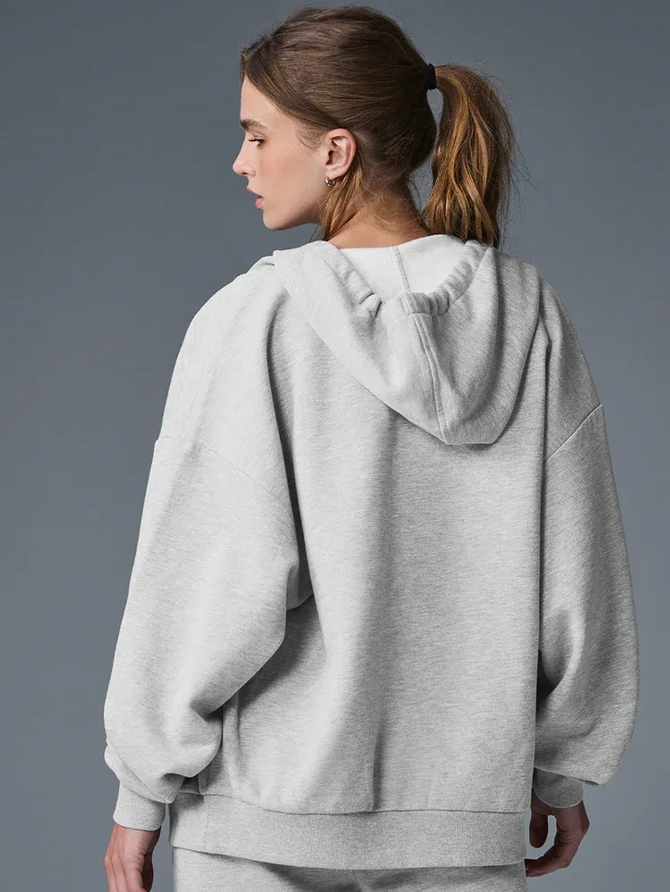 Lululemon Gray Full-Zip Hooded Jacket | US Warehouse - Lulualo