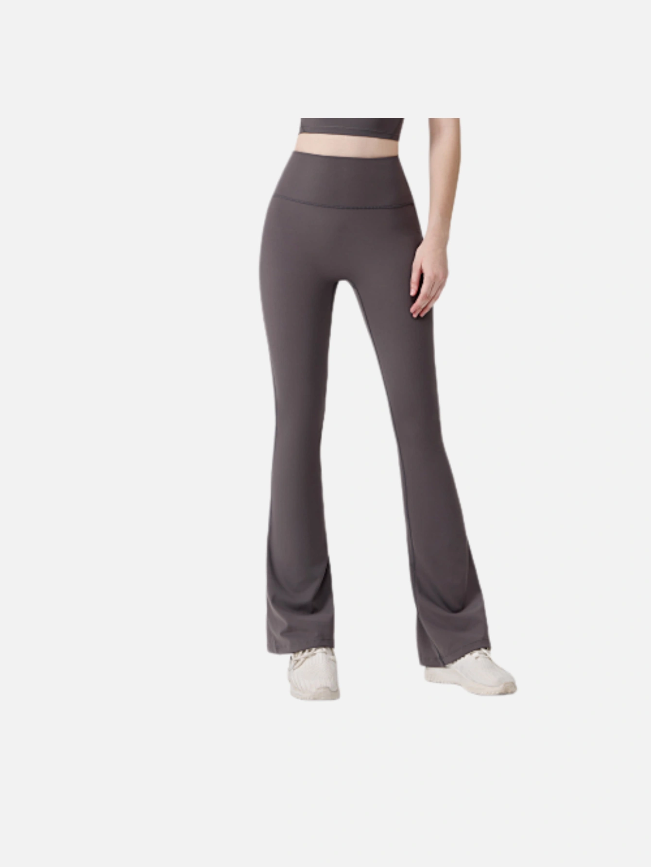 Women's High-Waist Split Flare Yoga Pants - Lulualo