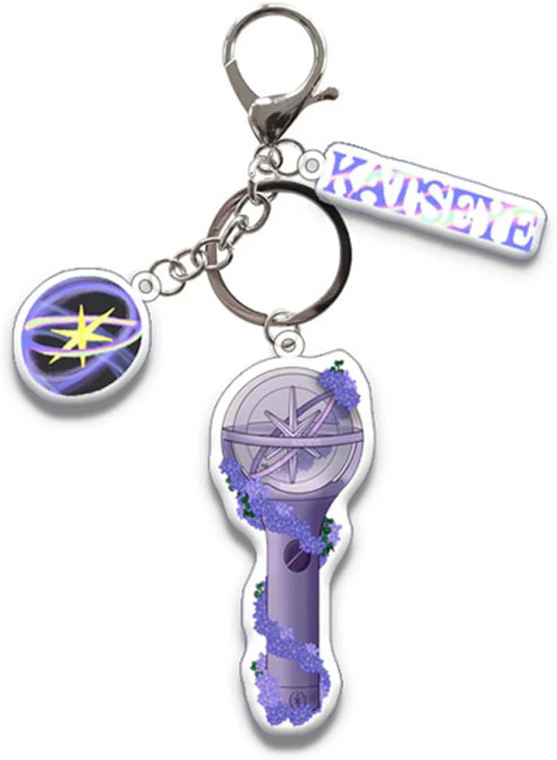 KATSEYE Lightstick Acrylic Keychain - KATSEYE MERCH​
