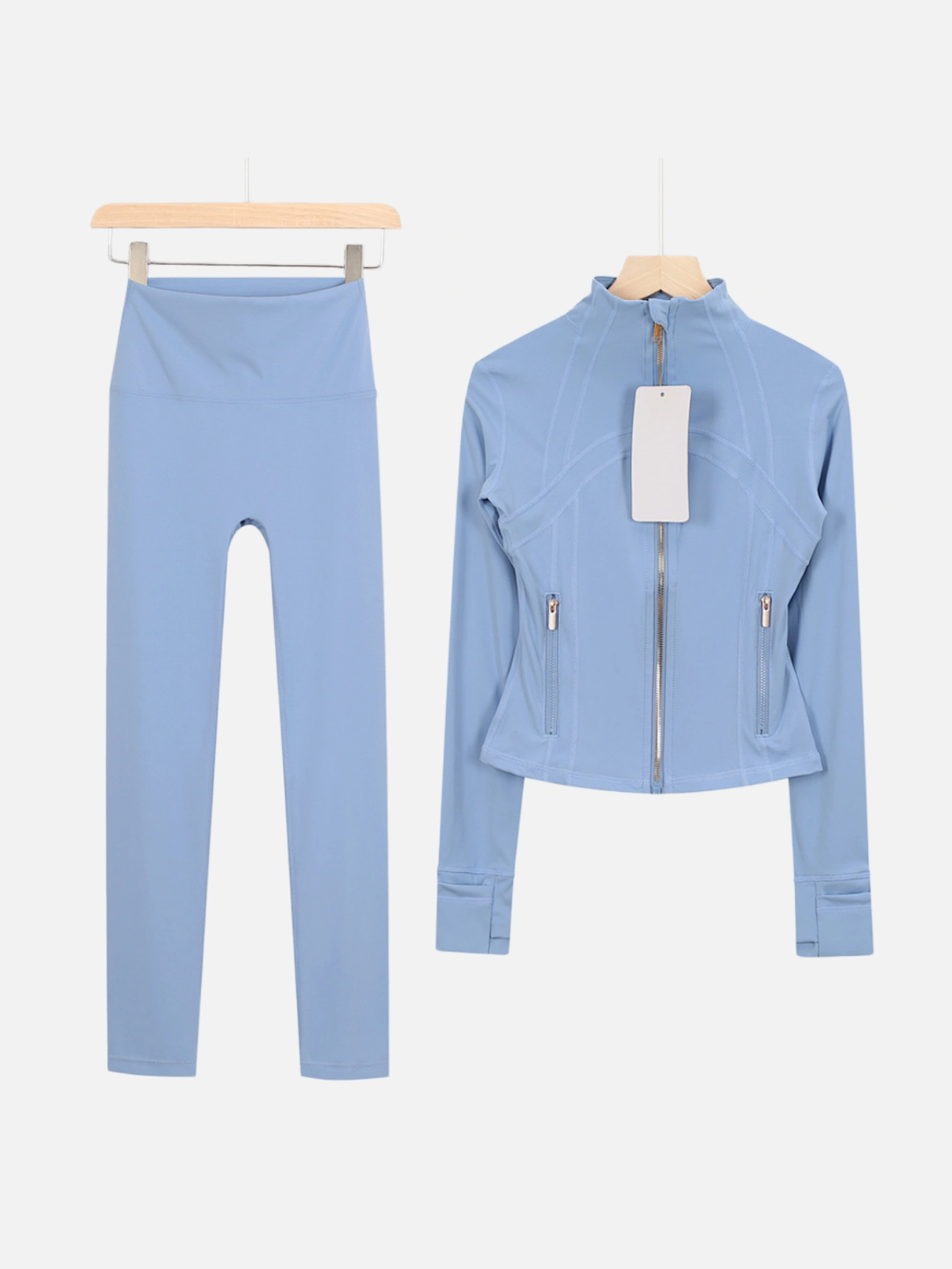 lululemon Cropped Zip-Up Jacket & High-Waist Slim Pants 2-Piece Set - Lulualo