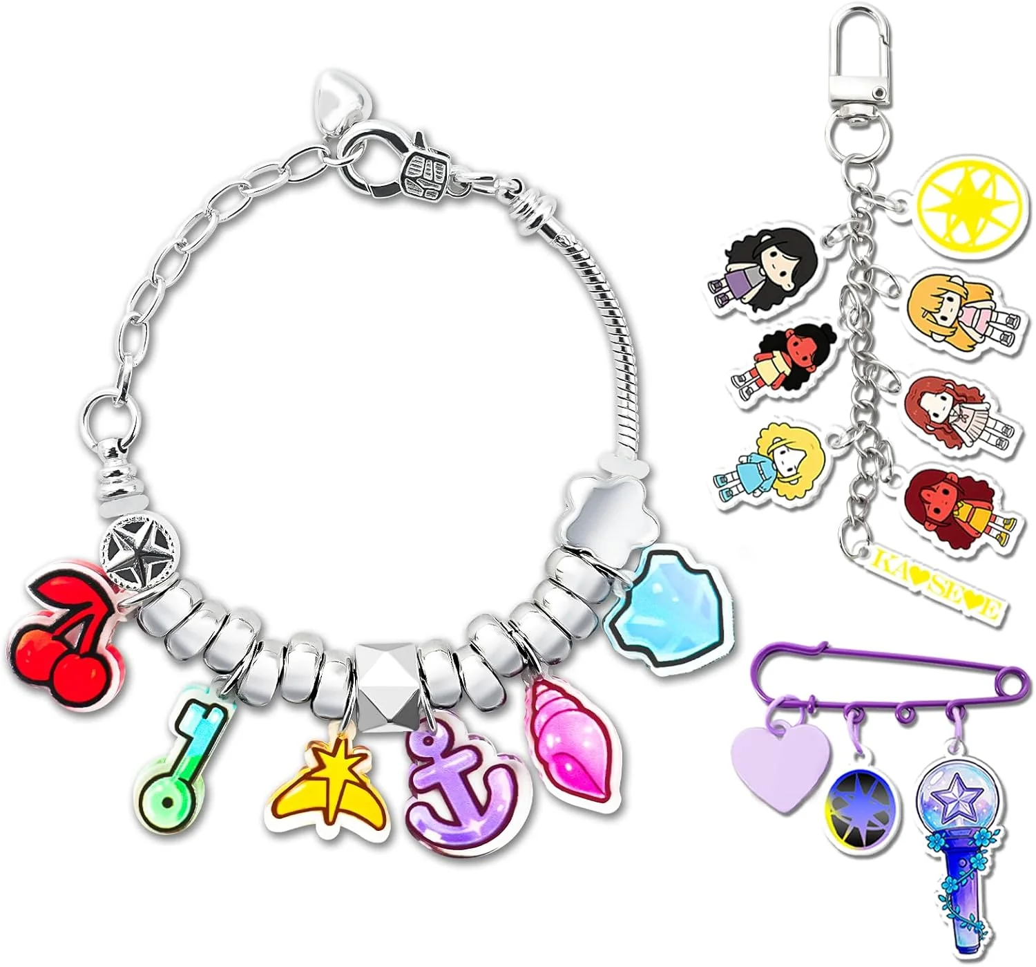 KATSEYE Fan Charm Bracelet Collection - KATSEYE MERCH​