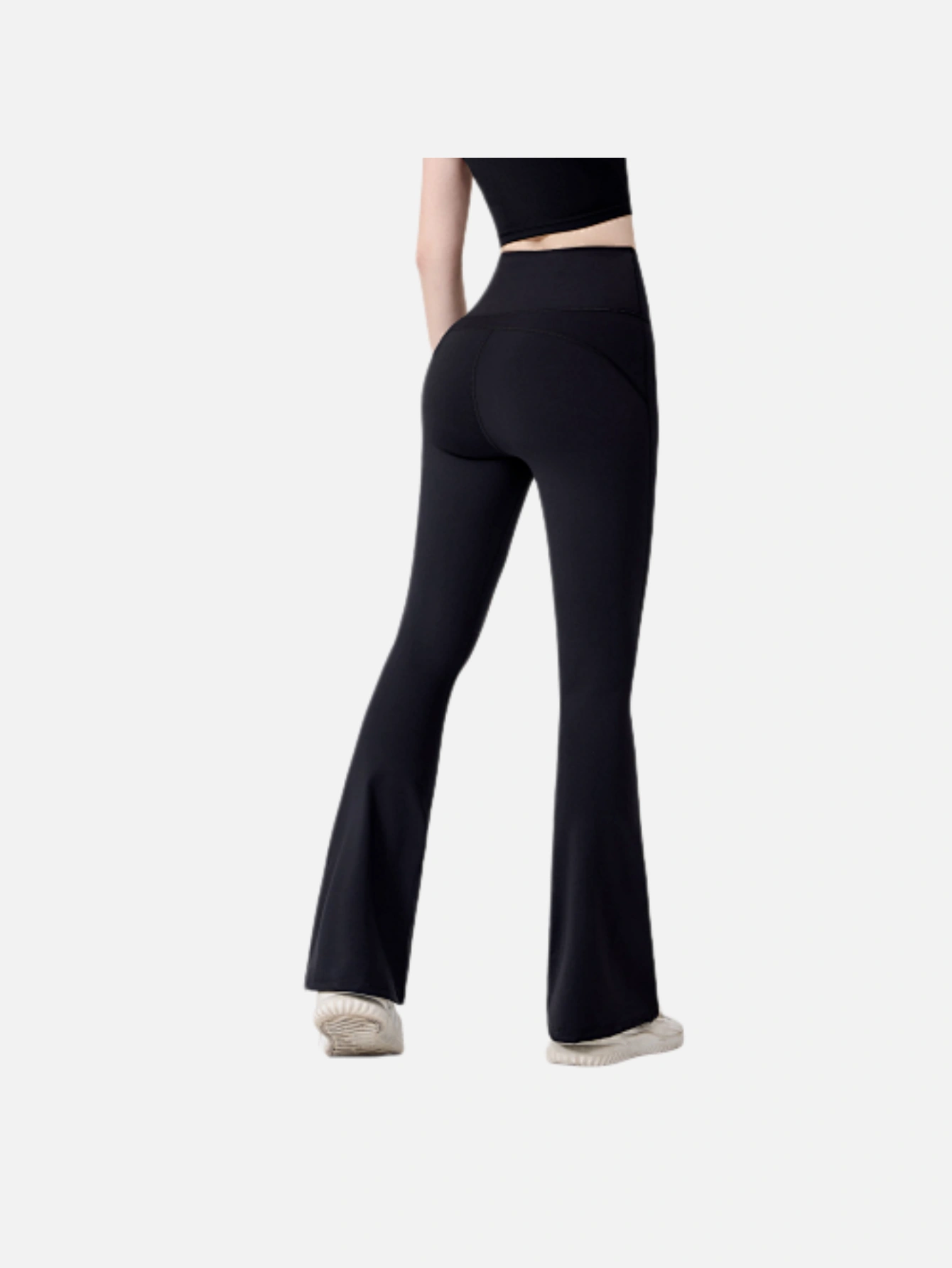 Women's High-Waist Split Flare Yoga Pants - Lulualo