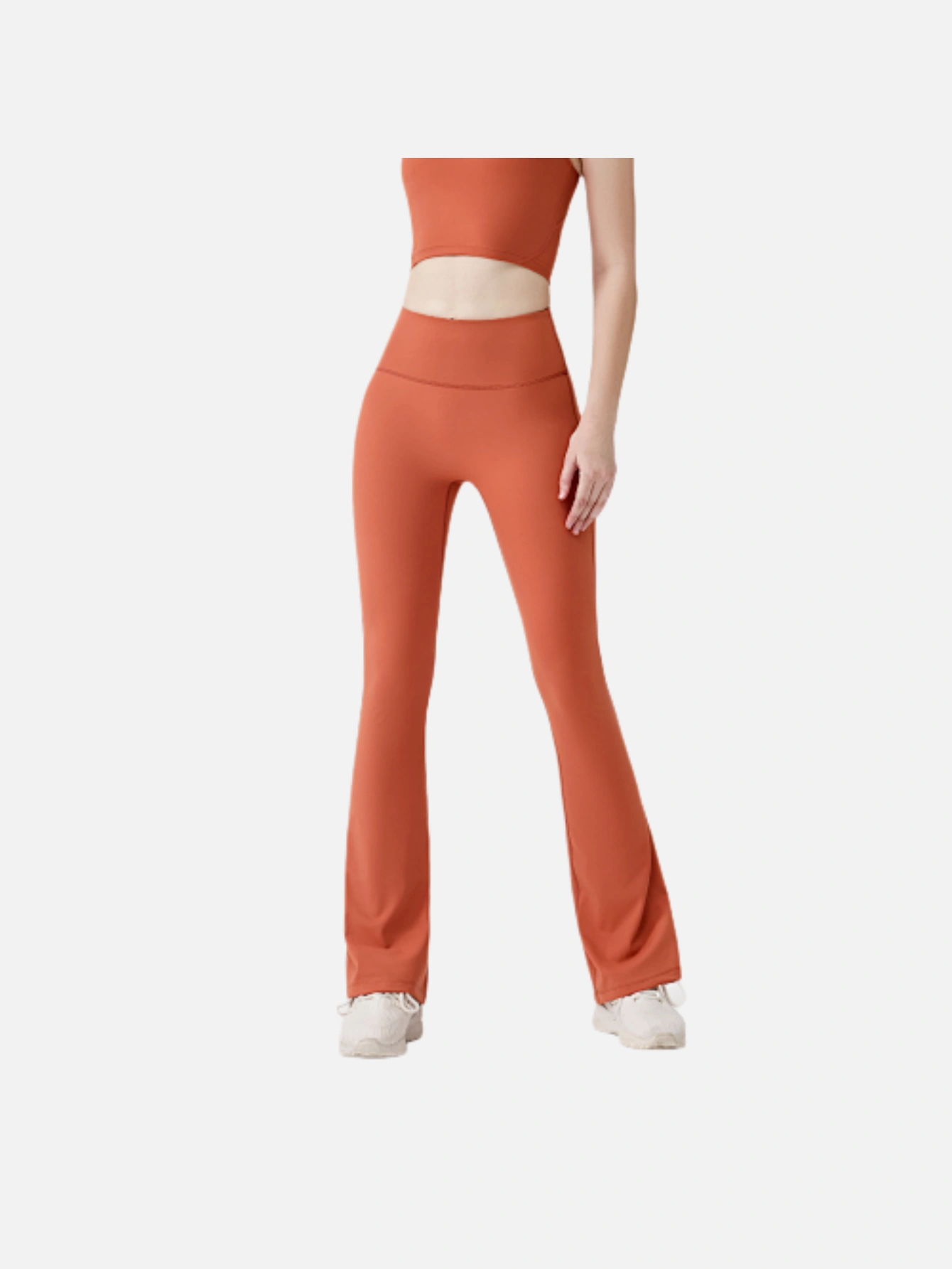 Women's High-Waist Split Flare Yoga Pants - Lulualo