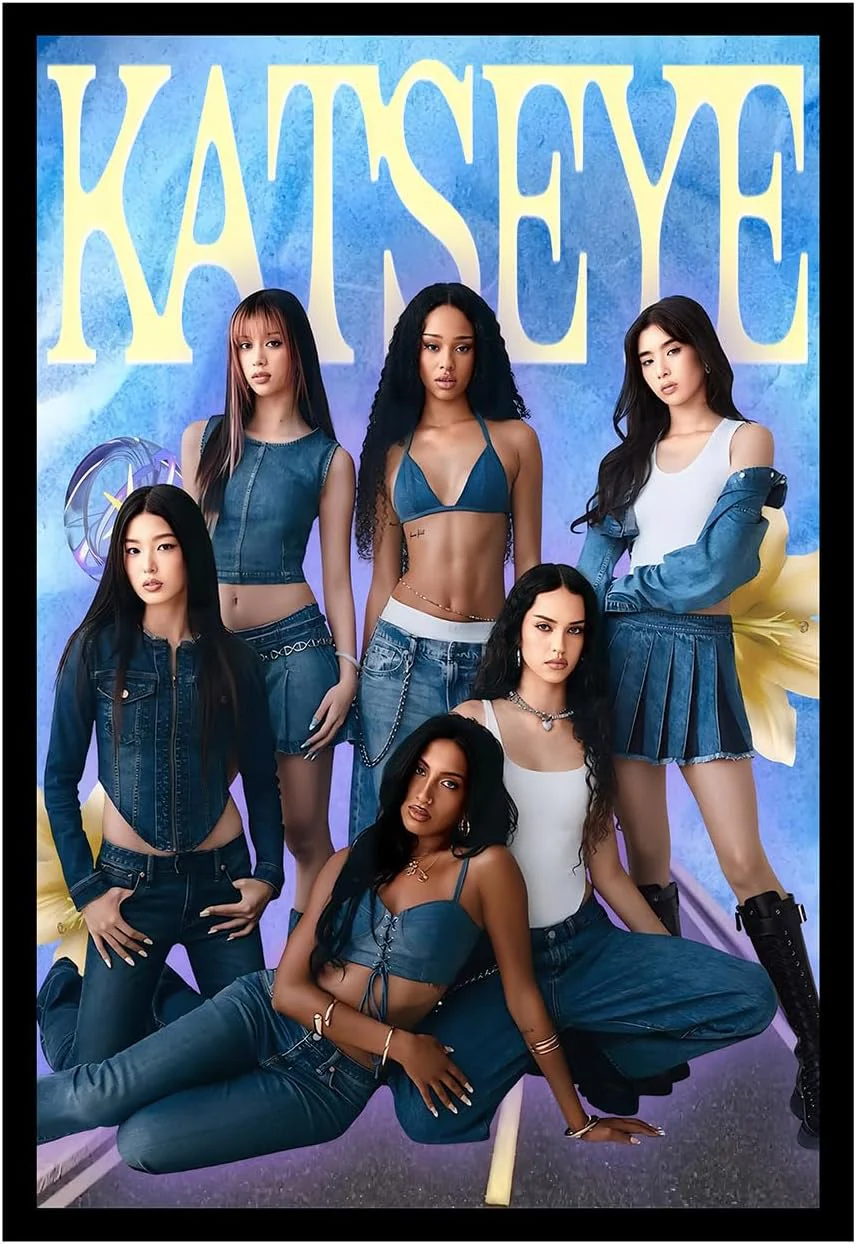 XIHOO Music Album Poster 2026 Silk Print For Bedroom Decor - KATSEYE MERCH​