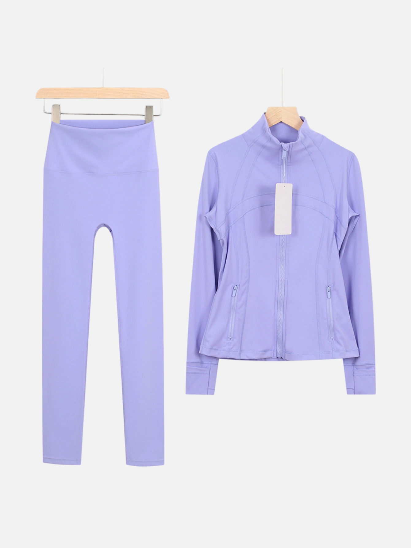 lululemon Zip-Up Jacket & High-Waist Slim Pants 2-Piece Set - Lulualo