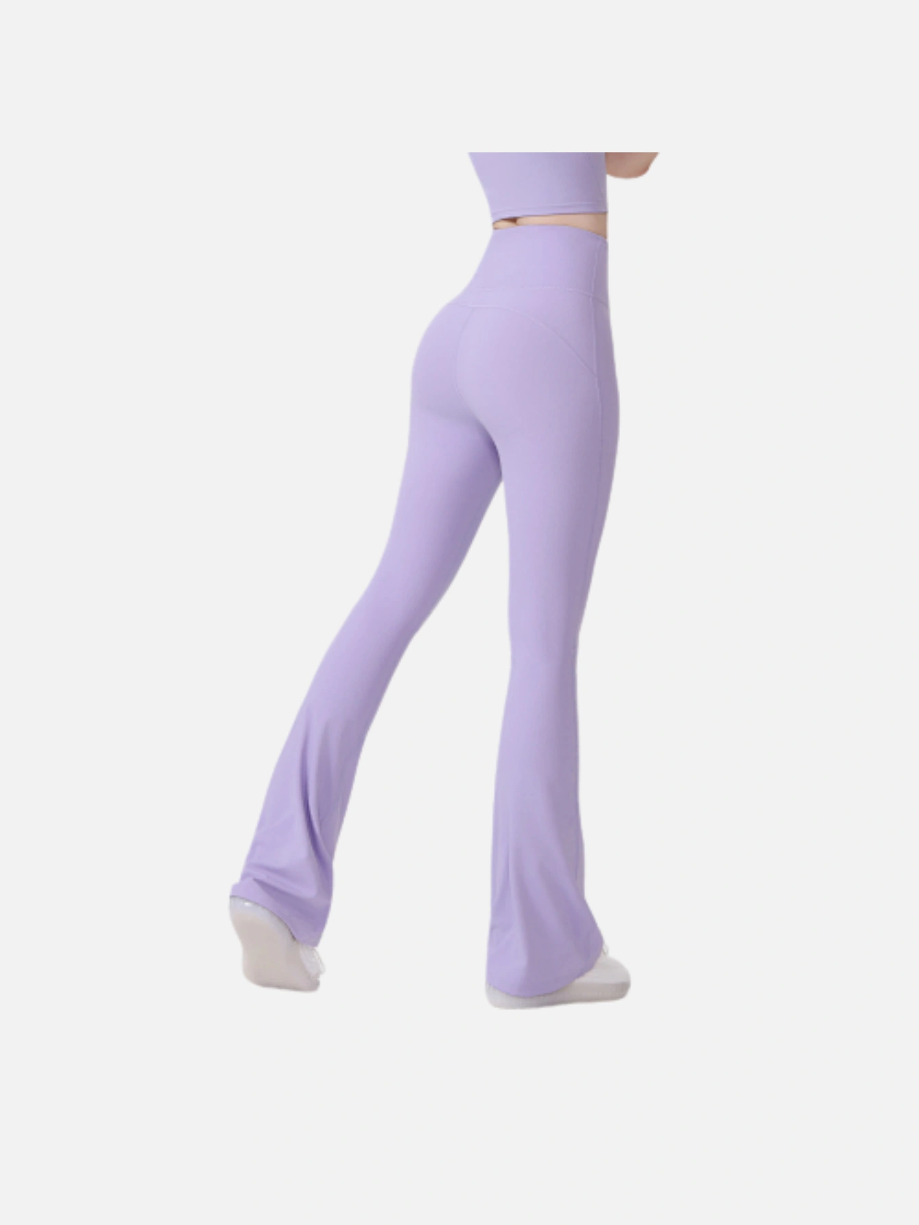 Women's High-Waist Split Flare Yoga Pants - Lulualo