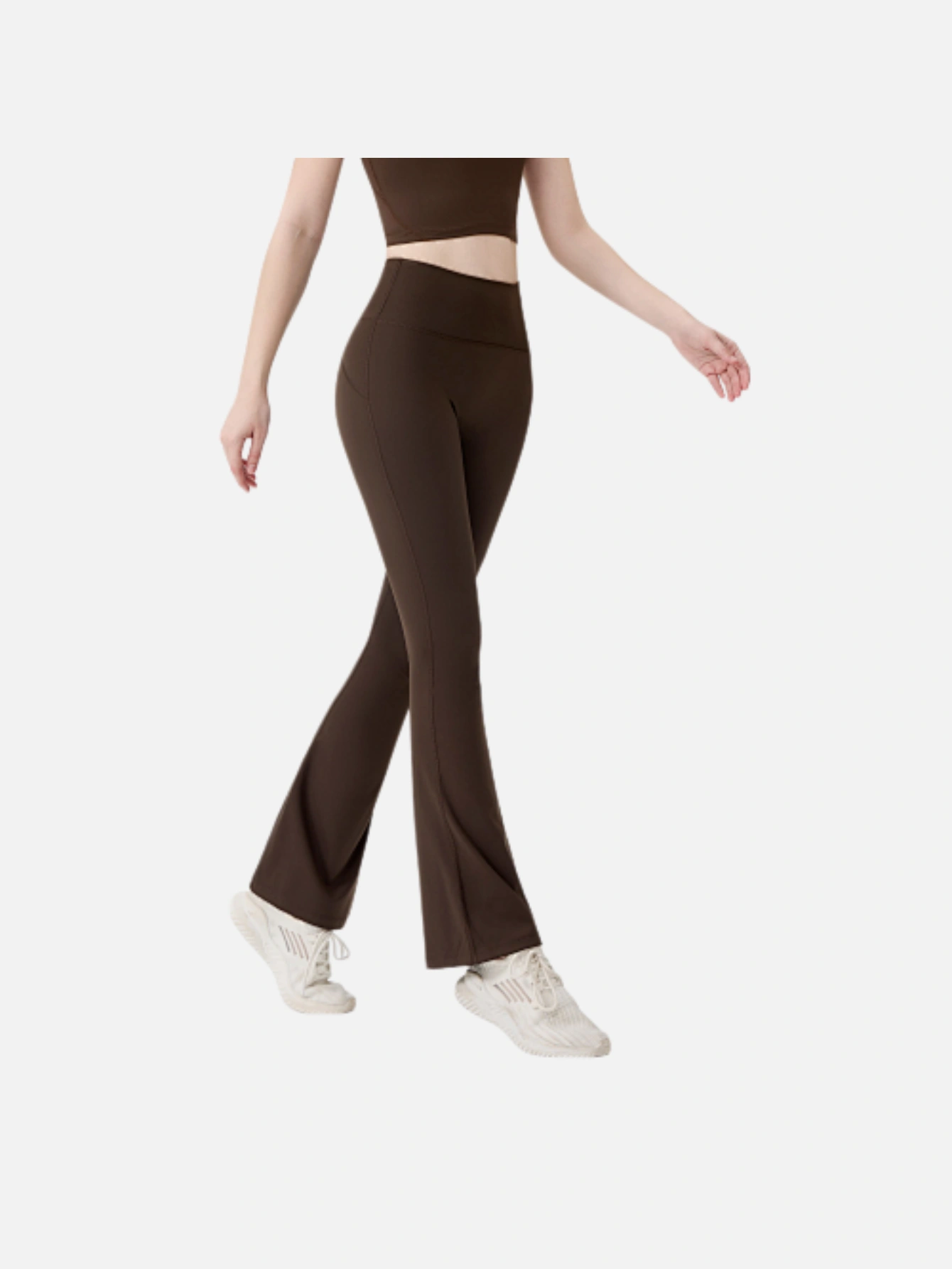 Women's High-Waist Split Flare Yoga Pants - Lulualo