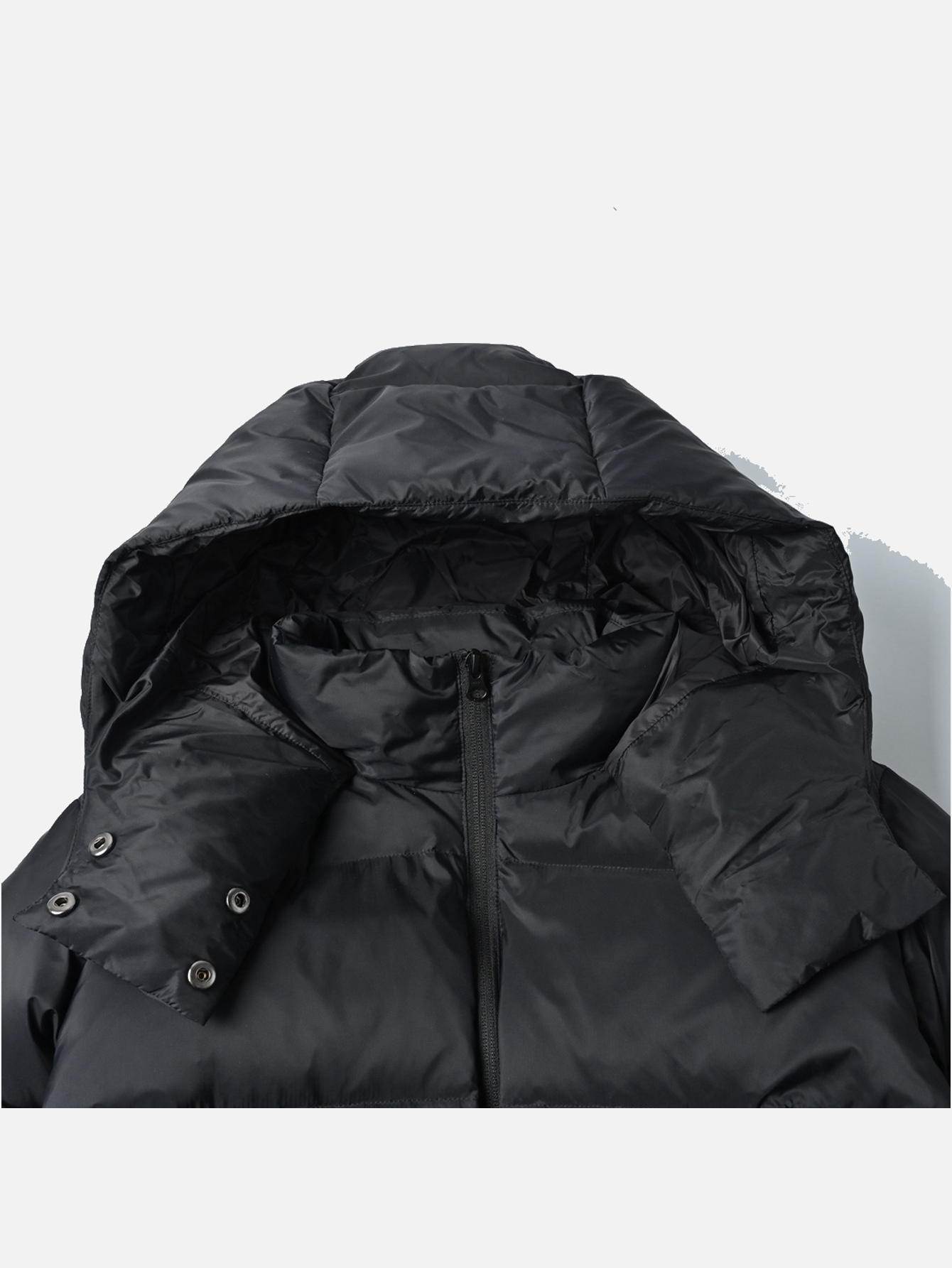 Alo Foxy Cropped Hooded Puffer Jacket - Black - Lulualo
