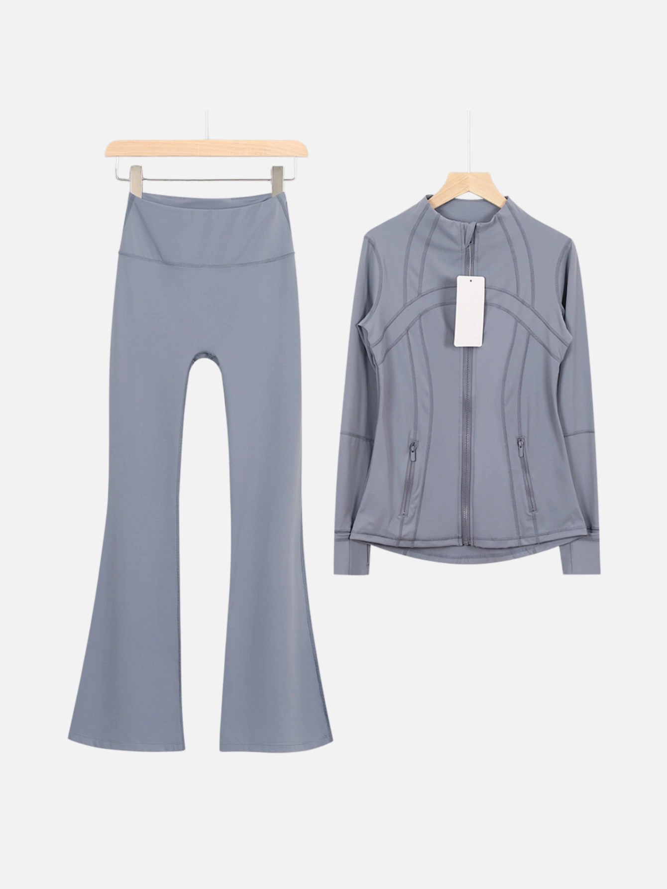 lululemon Zip-Up Jacket & Flared Pants 2-Piece Set - Lulualo
