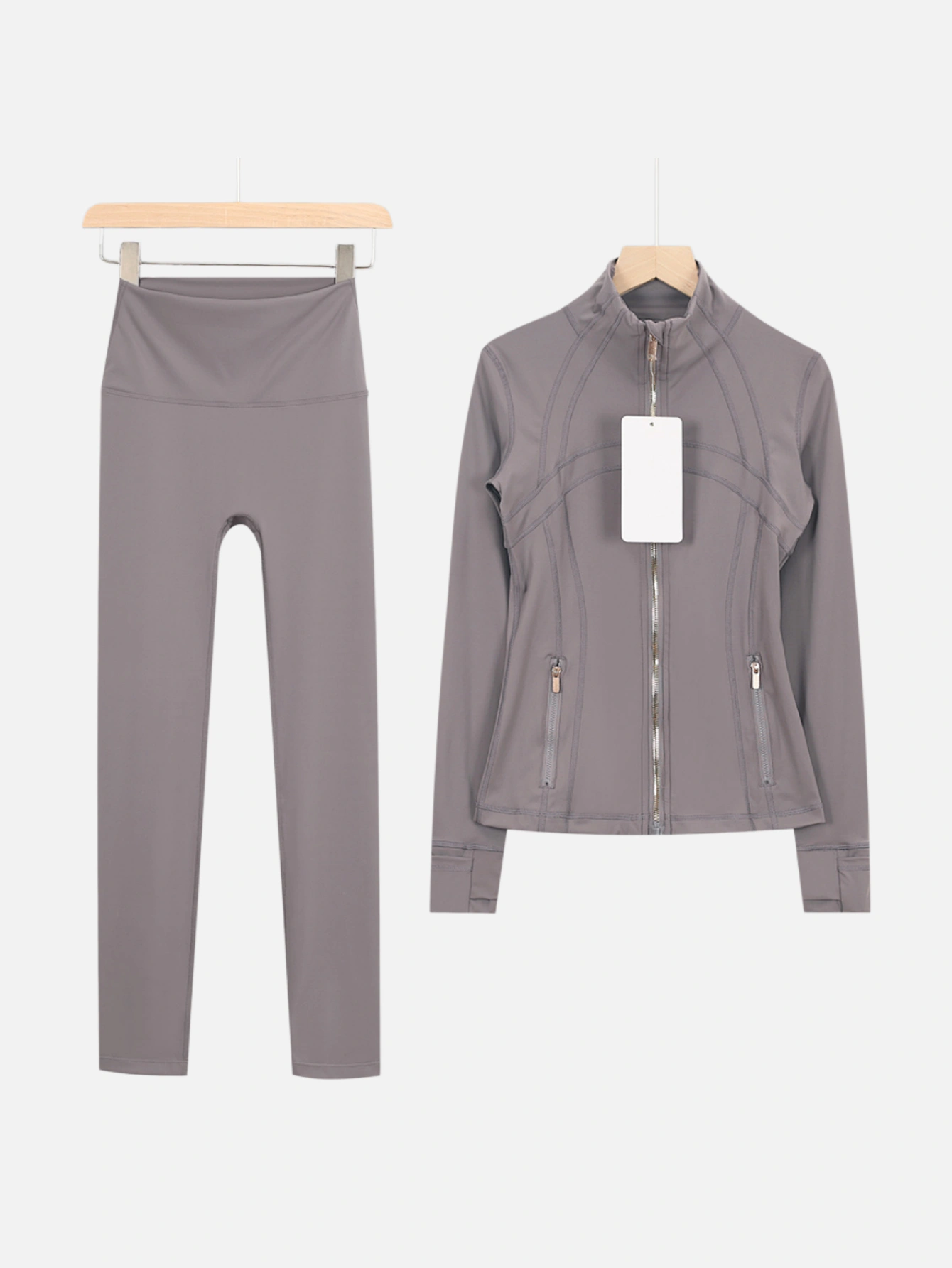 lululemon Zip-Up Jacket & Leggings 2-Piece Set - Lulualo