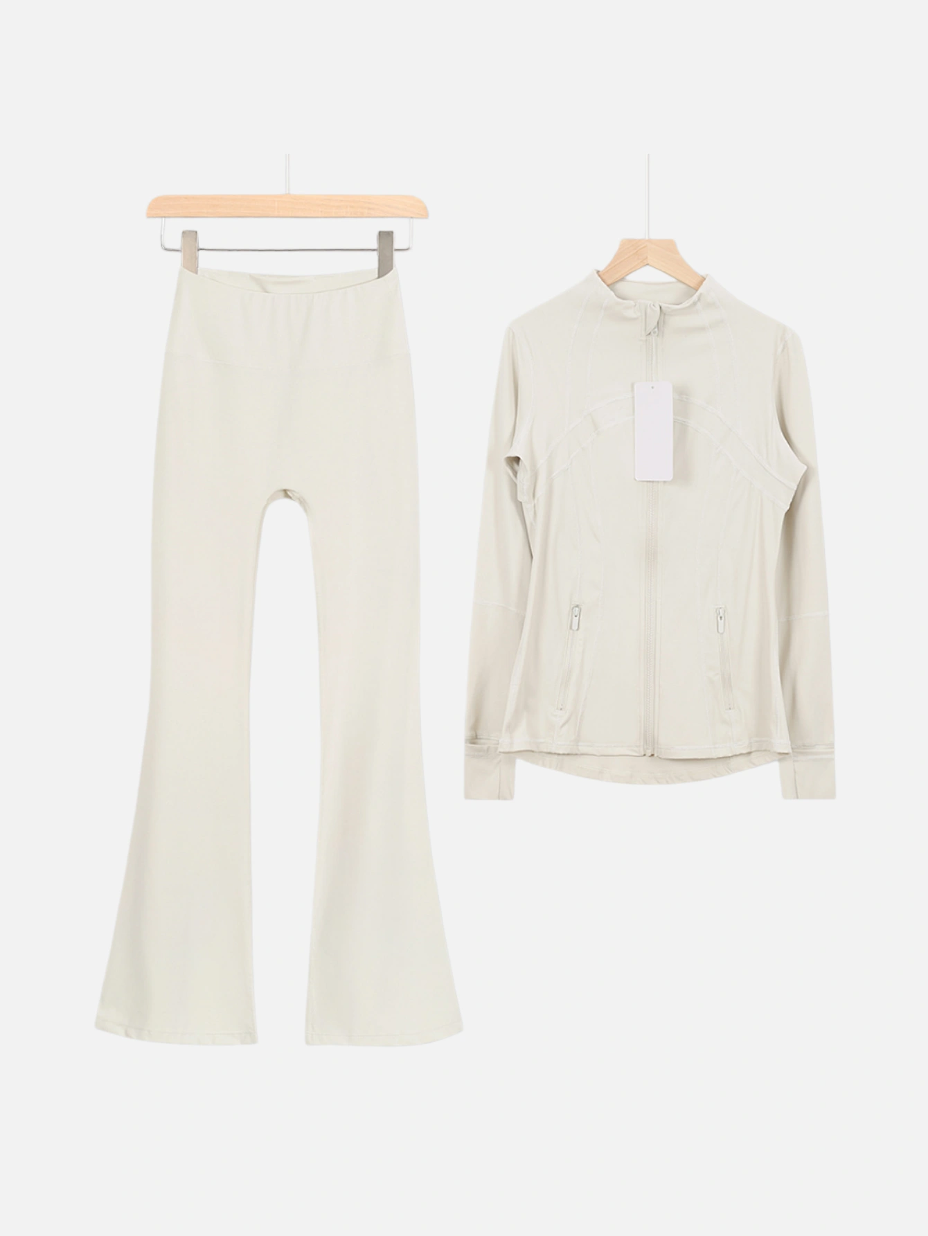 lululemon Zip-Up Jacket & Flared Pants 2-Piece Set - Lulualo
