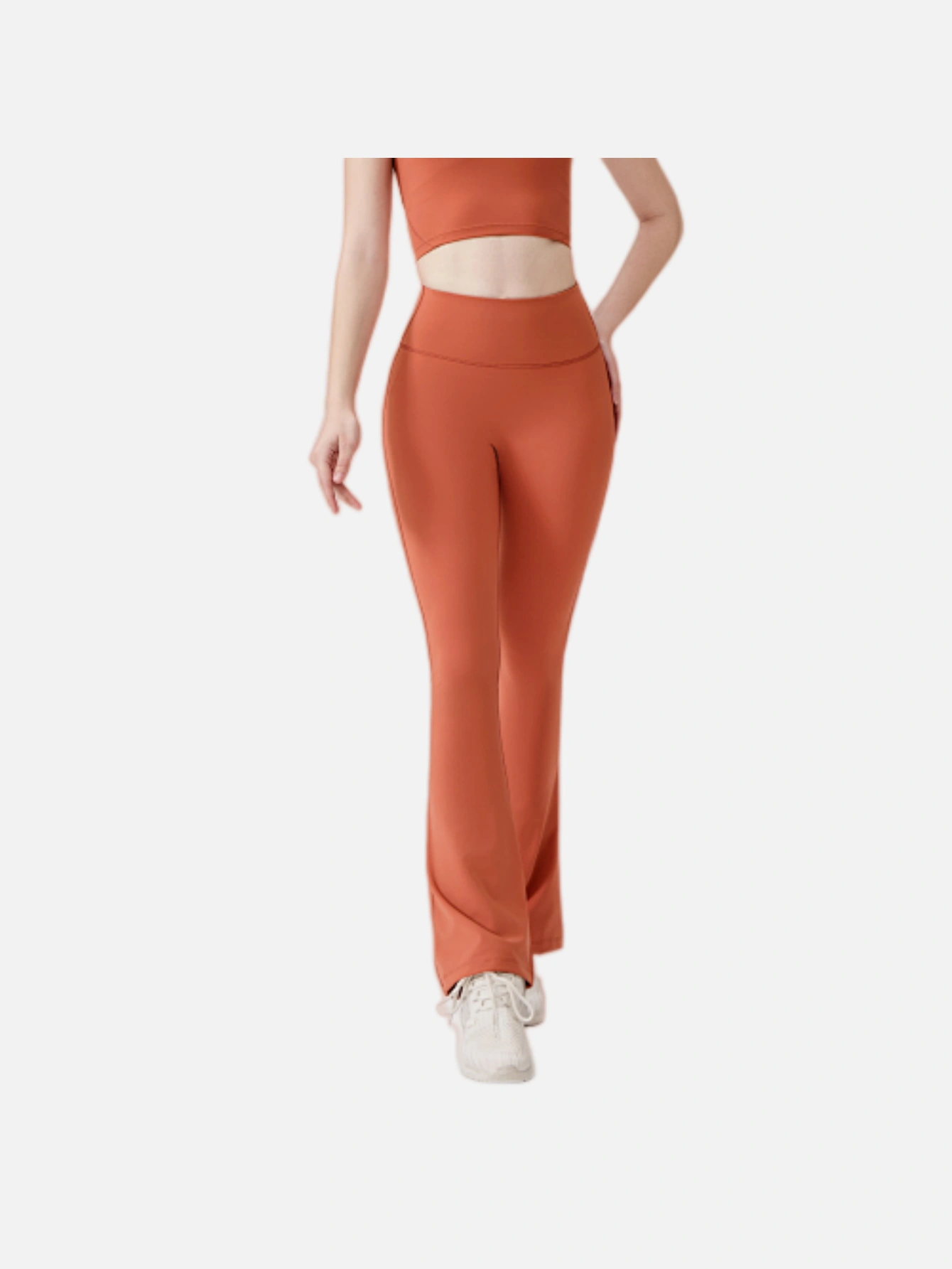 Women's High-Waist Split Flare Yoga Pants - Lulualo