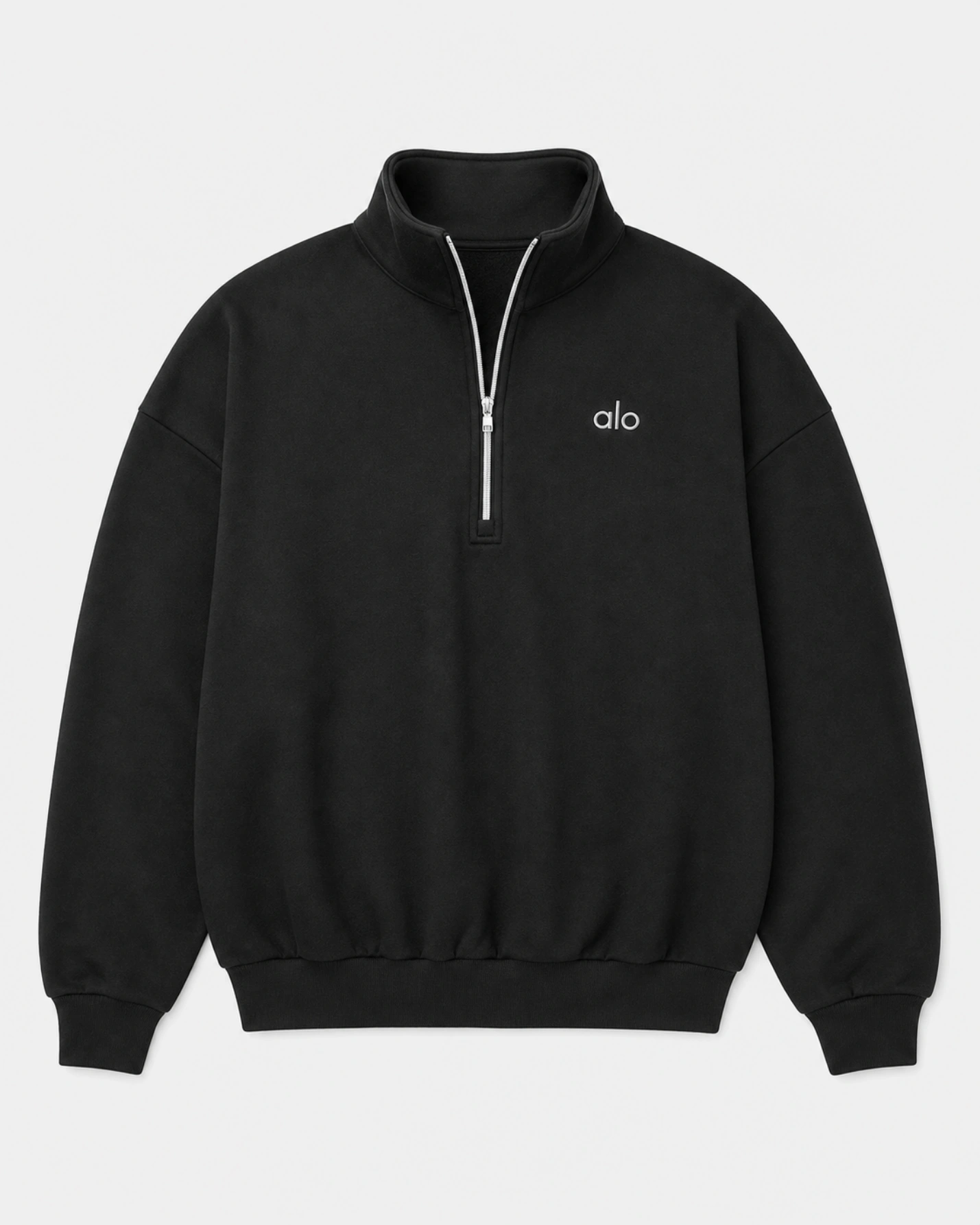 Unisex Stand-Collar Half-Zip Sweatshirt - Lulualo