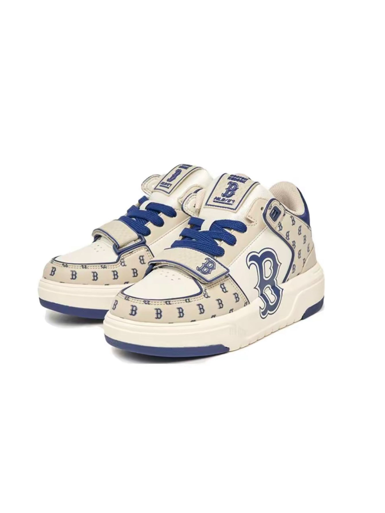 Chunky Liner Mid Sneakers New York Yankees Monogram Casual Shoes Unisex Thick-Sole Platform Trainers Multi-Colors Available Retro Streetwear Style for Men Women - Lulualo