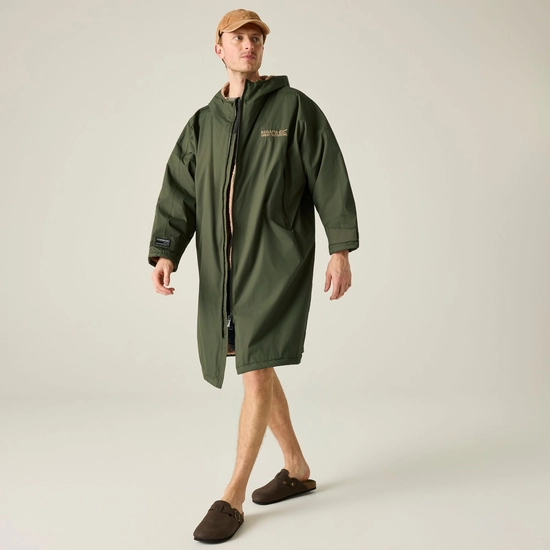 Adult Waterproof Changing Robe | Dark Khaki