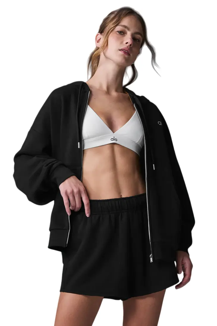 Lululemon Black Full-Zip Hooded Jacket | US Warehouse - Lulualo