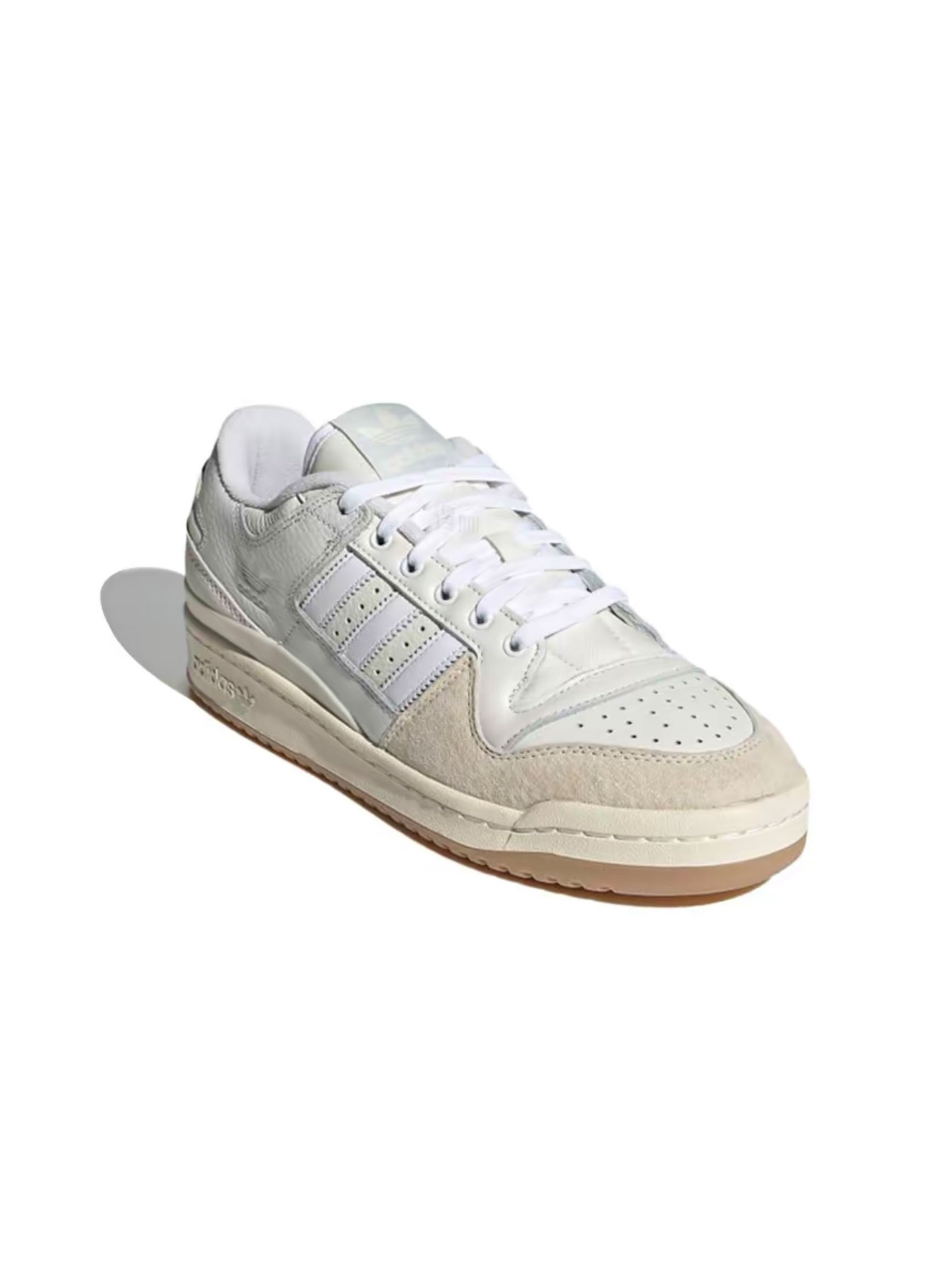 Forum Retro Leather & Suede Low-Top Sneakers - Lulualo