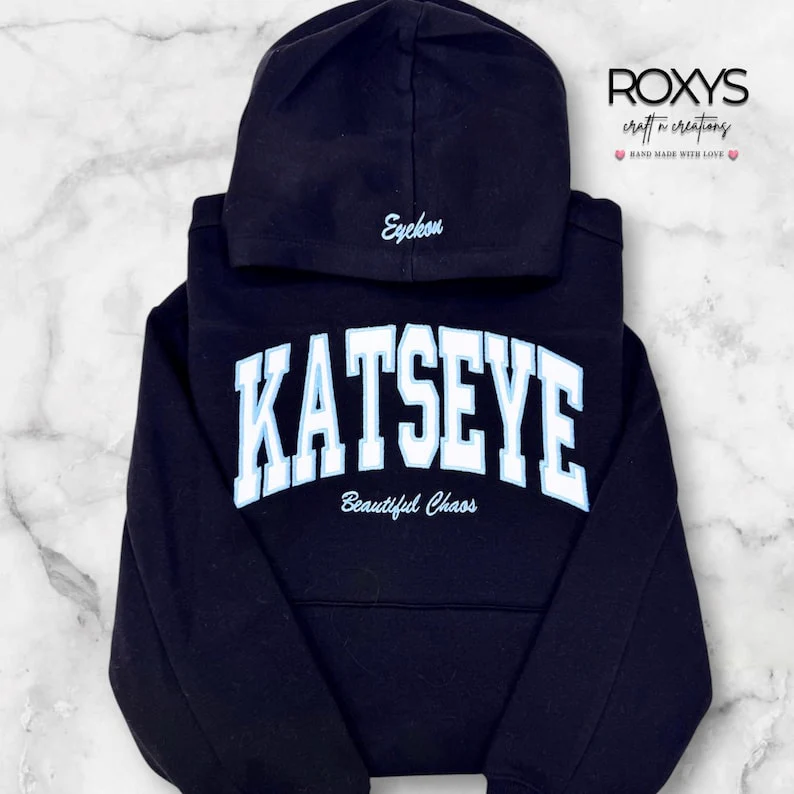 Embroidered KATSEYE Hoodie - KATSEYE MERCH​