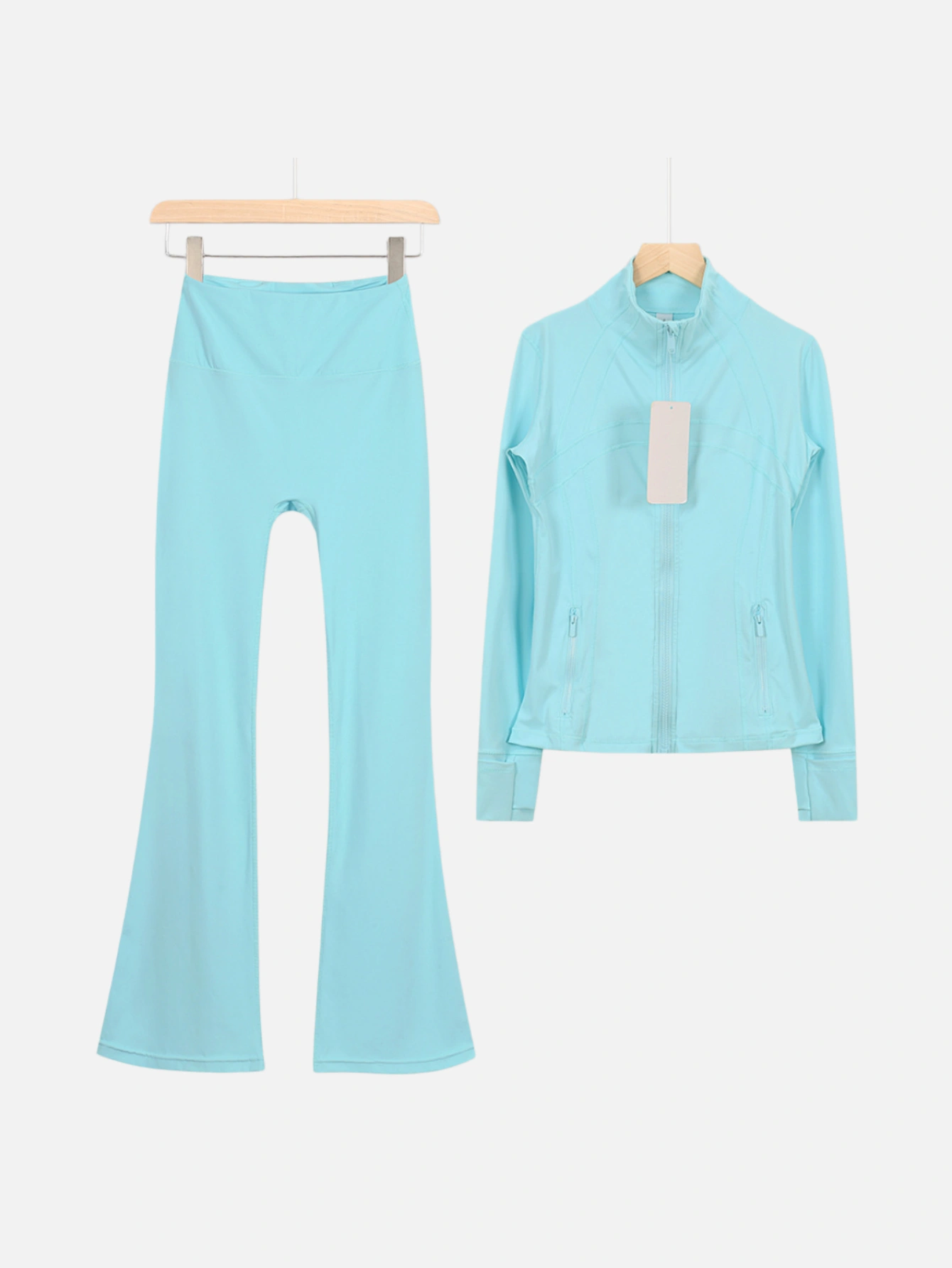 lululemon Zip-Up Jacket & Flared Pants 2-Piece Set - Lulualo