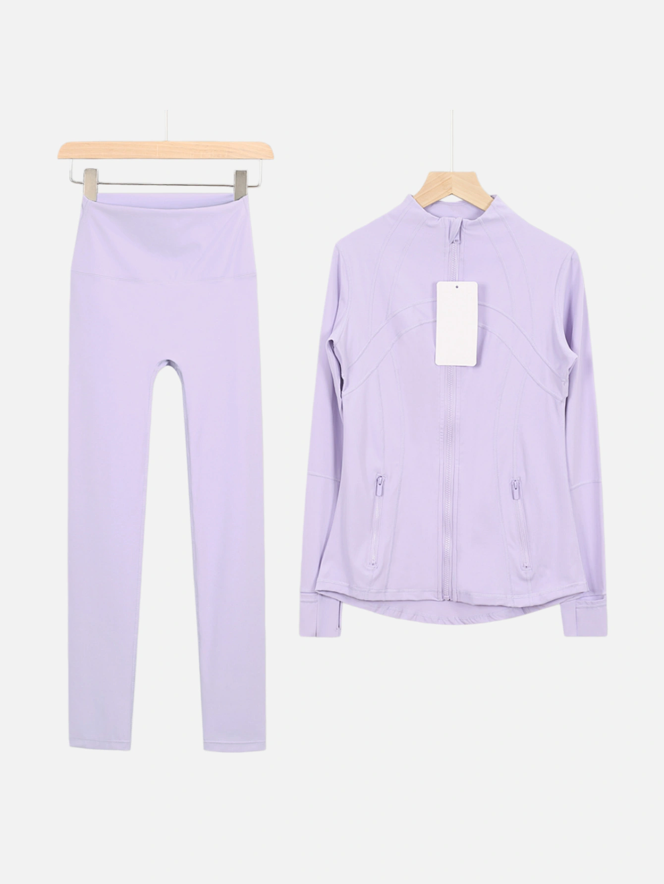 lululemon Zip-Up Jacket & High-Waist Slim Pants 2-Piece Set - Lulualo