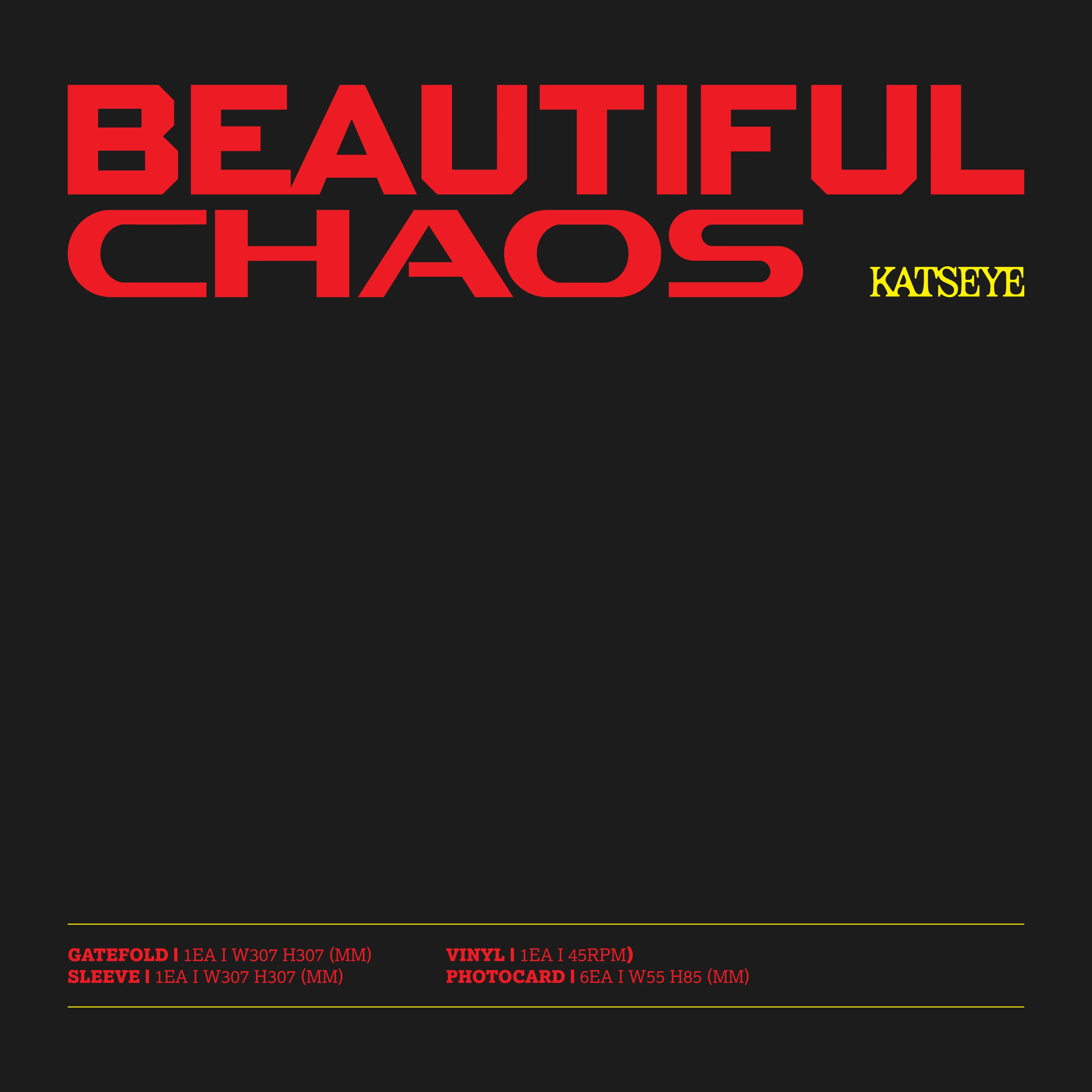 BEAUTIFUL CHAOS - Standard Vinyl - KATSEYE MERCH​