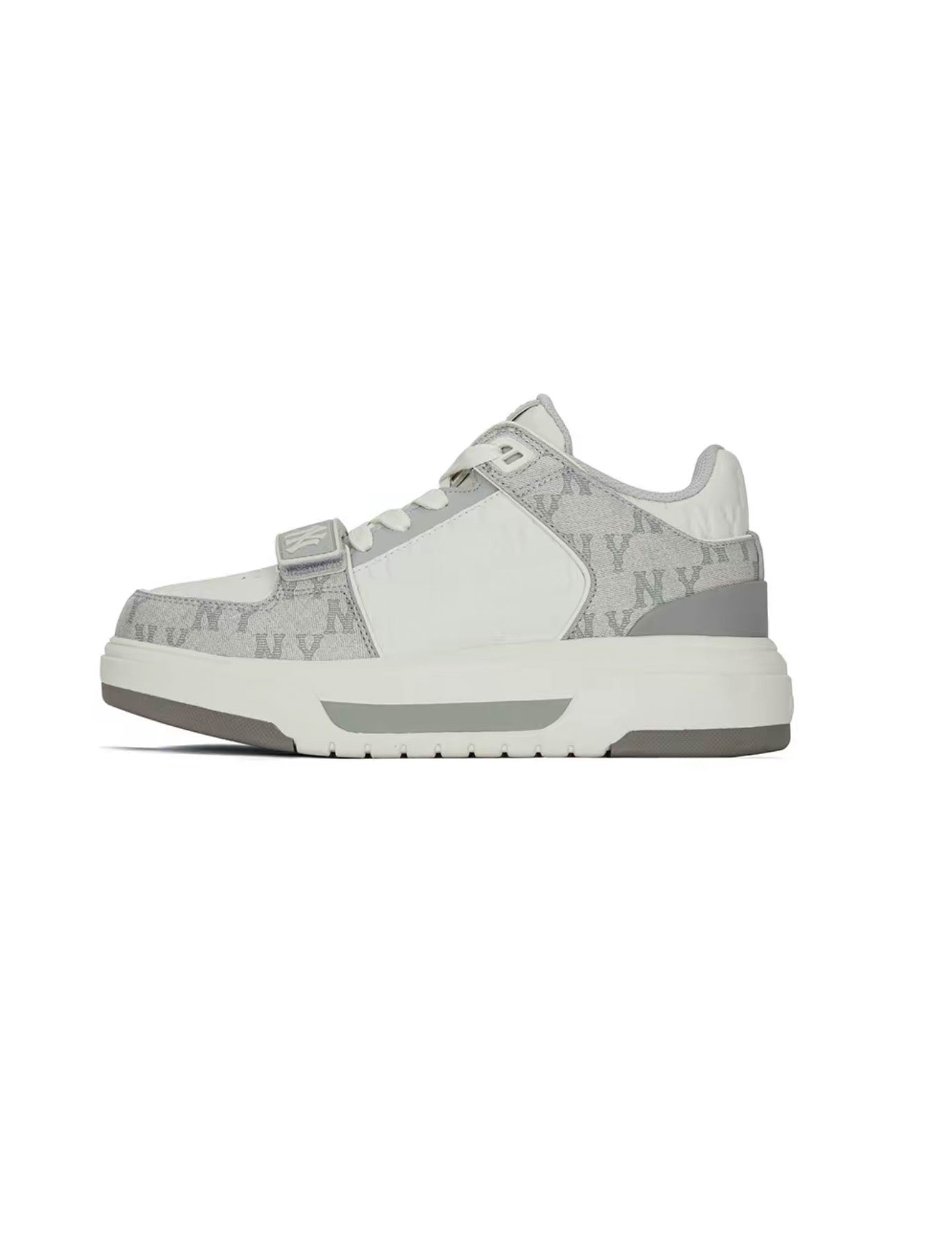 Chunky Liner Mid Sneakers New York Yankees Monogram Casual Shoes Unisex Thick-Sole Platform Trainers Multi-Colors Available Retro Streetwear Style for Men Women - Lulualo
