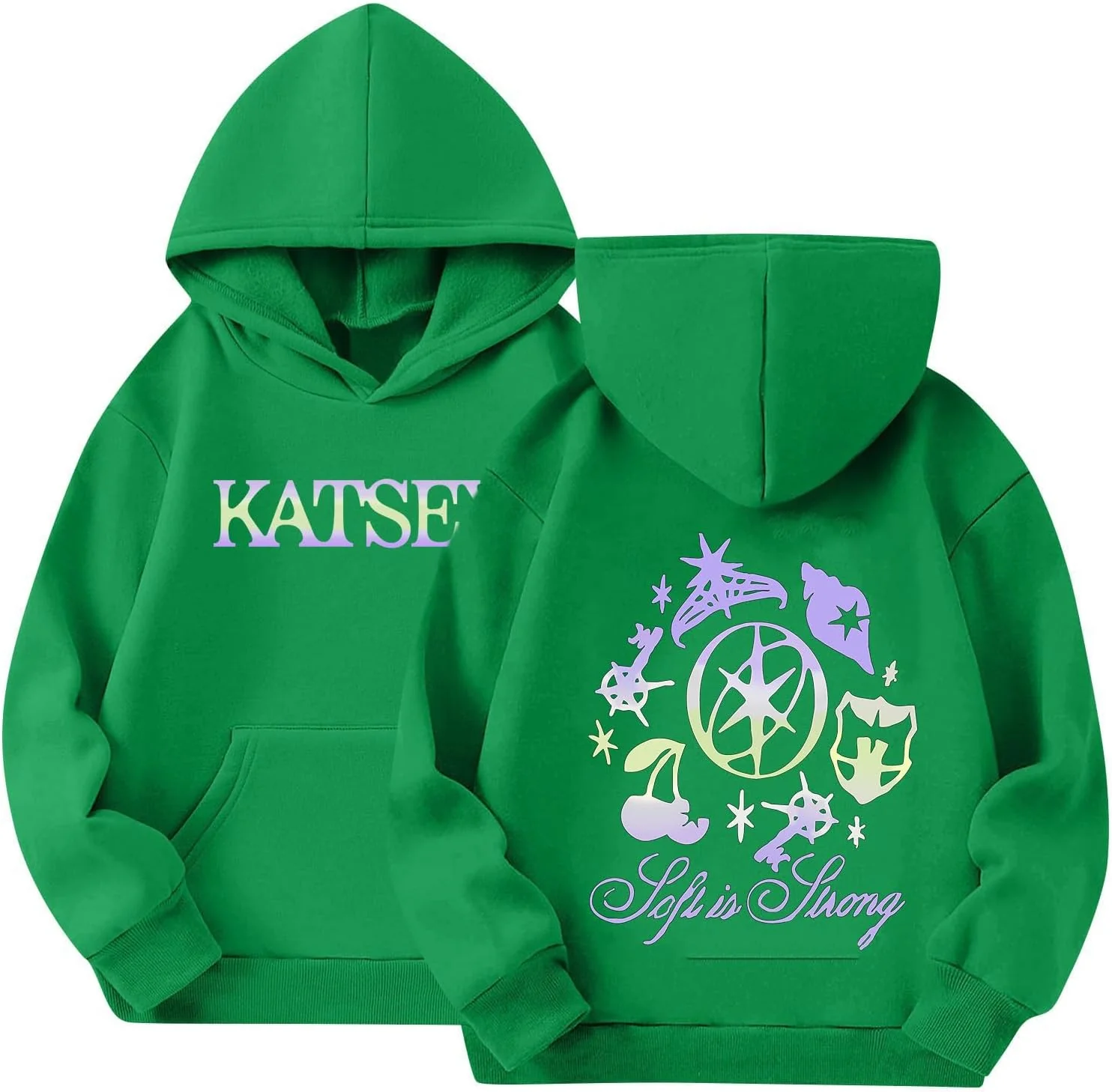 Kids Graphic KATSEYE Hoodie – Cozy Casual Pullover - KATSEYE MERCH​