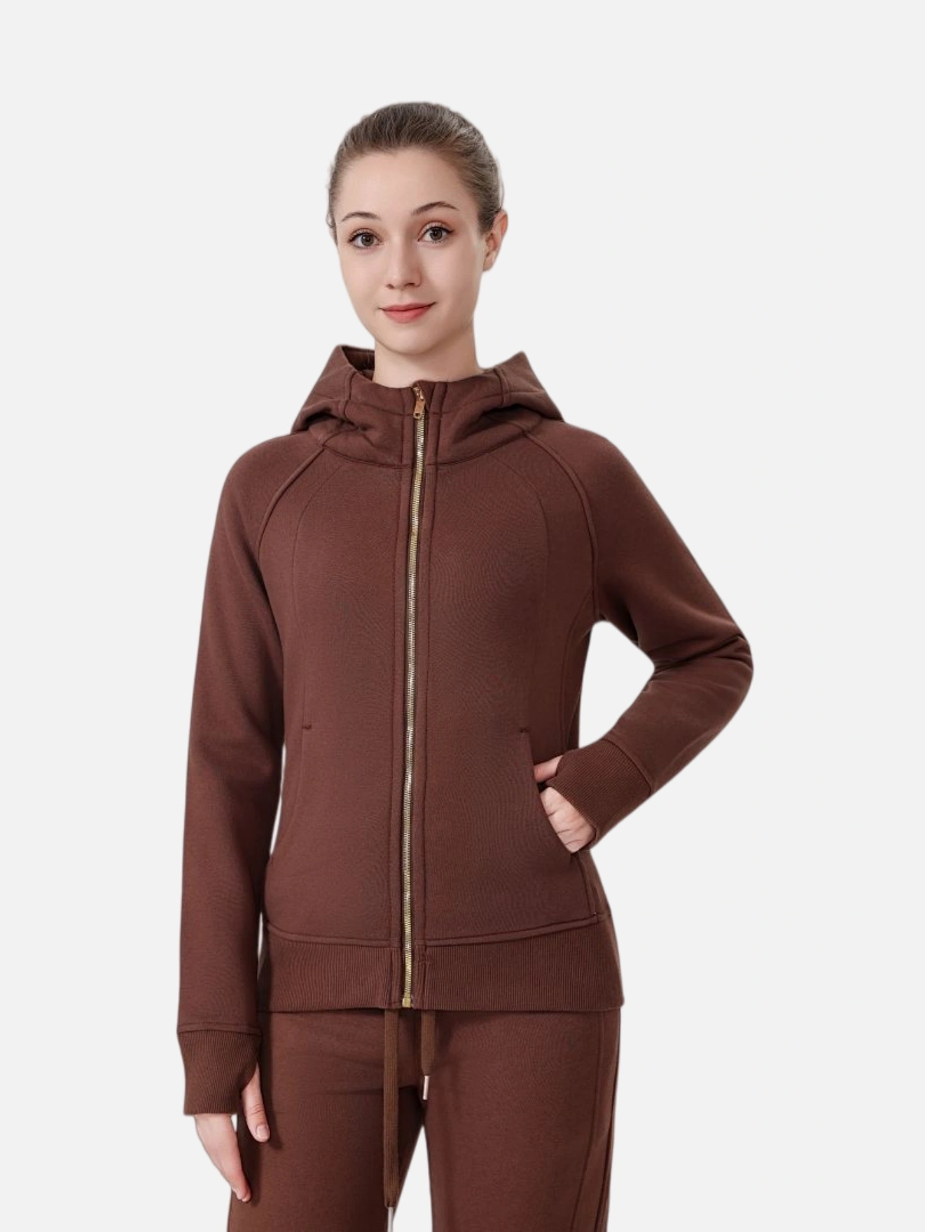 lululemon Cropped Full-Zip Hoodie - Lulualo