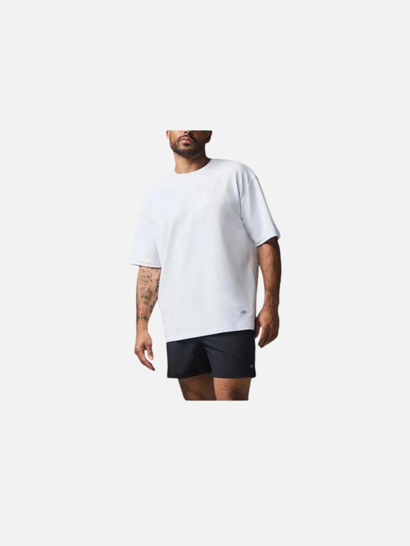 Alo White Men's T-Shirt | US Warehouse - Lulualo