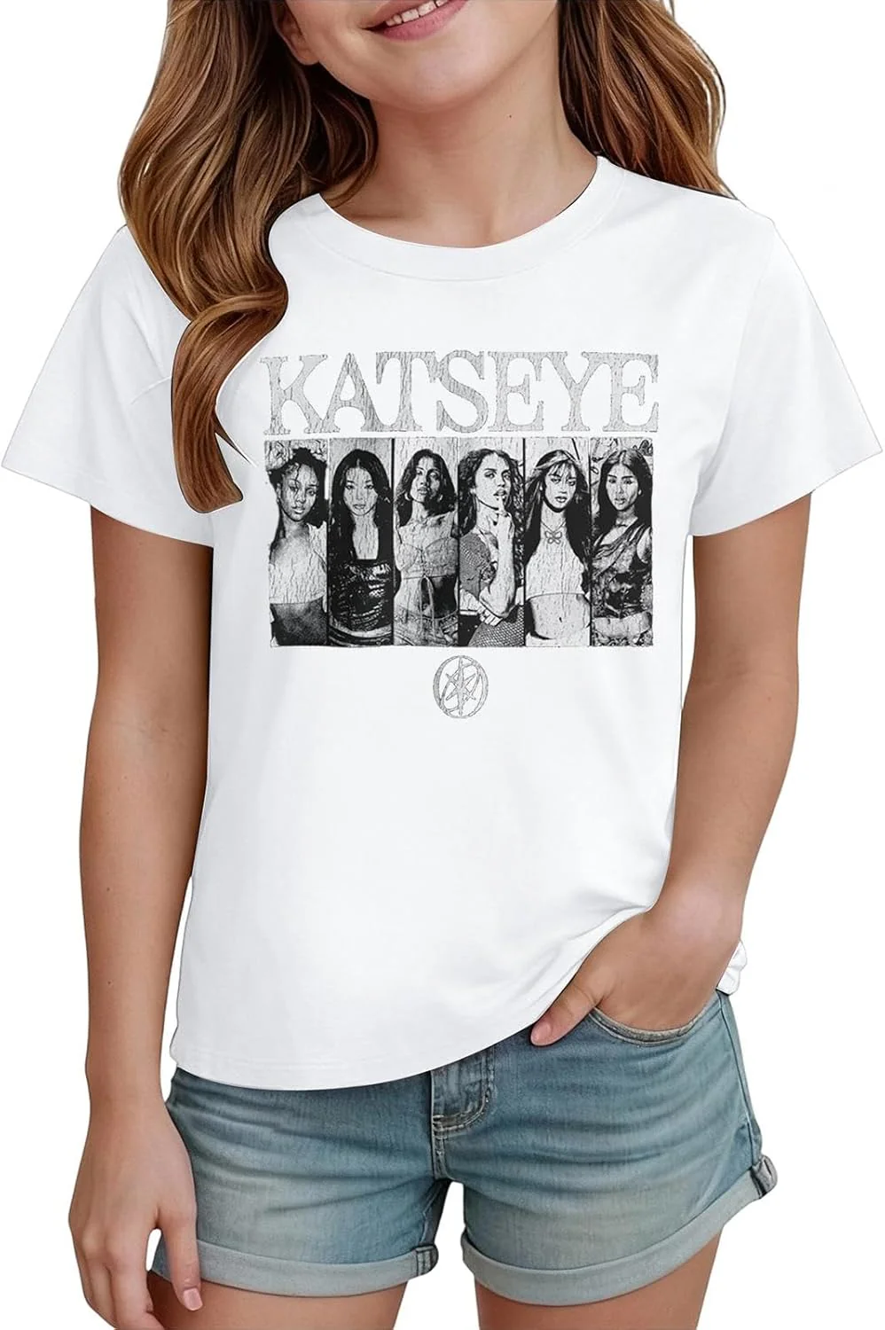 Girls Shirt Album Short Sleeve Tee - KATSEYE MERCH​