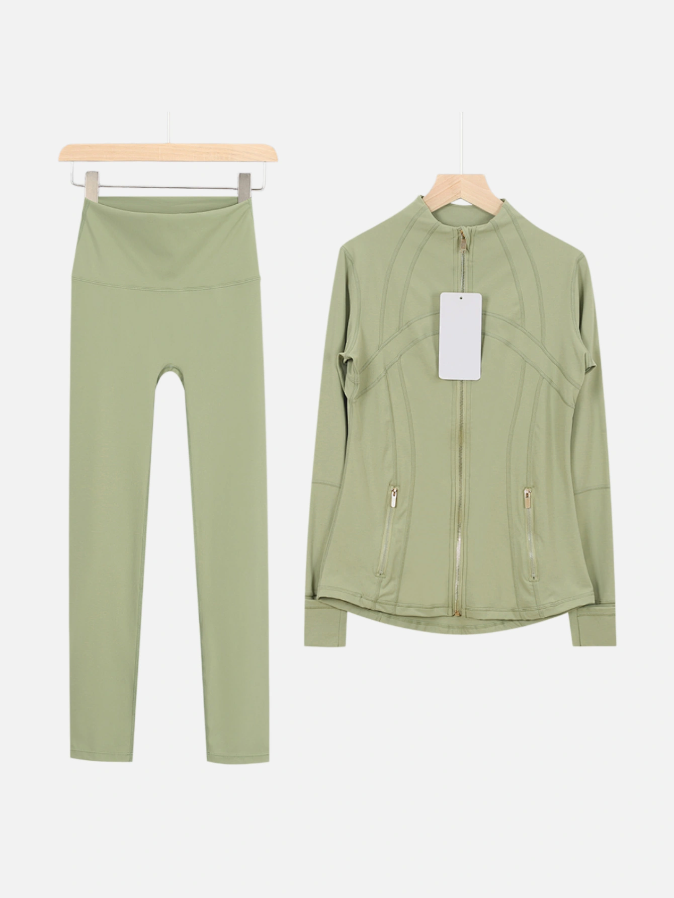 lululemon Zip-Up Jacket & Leggings 2-Piece Set - Lulualo