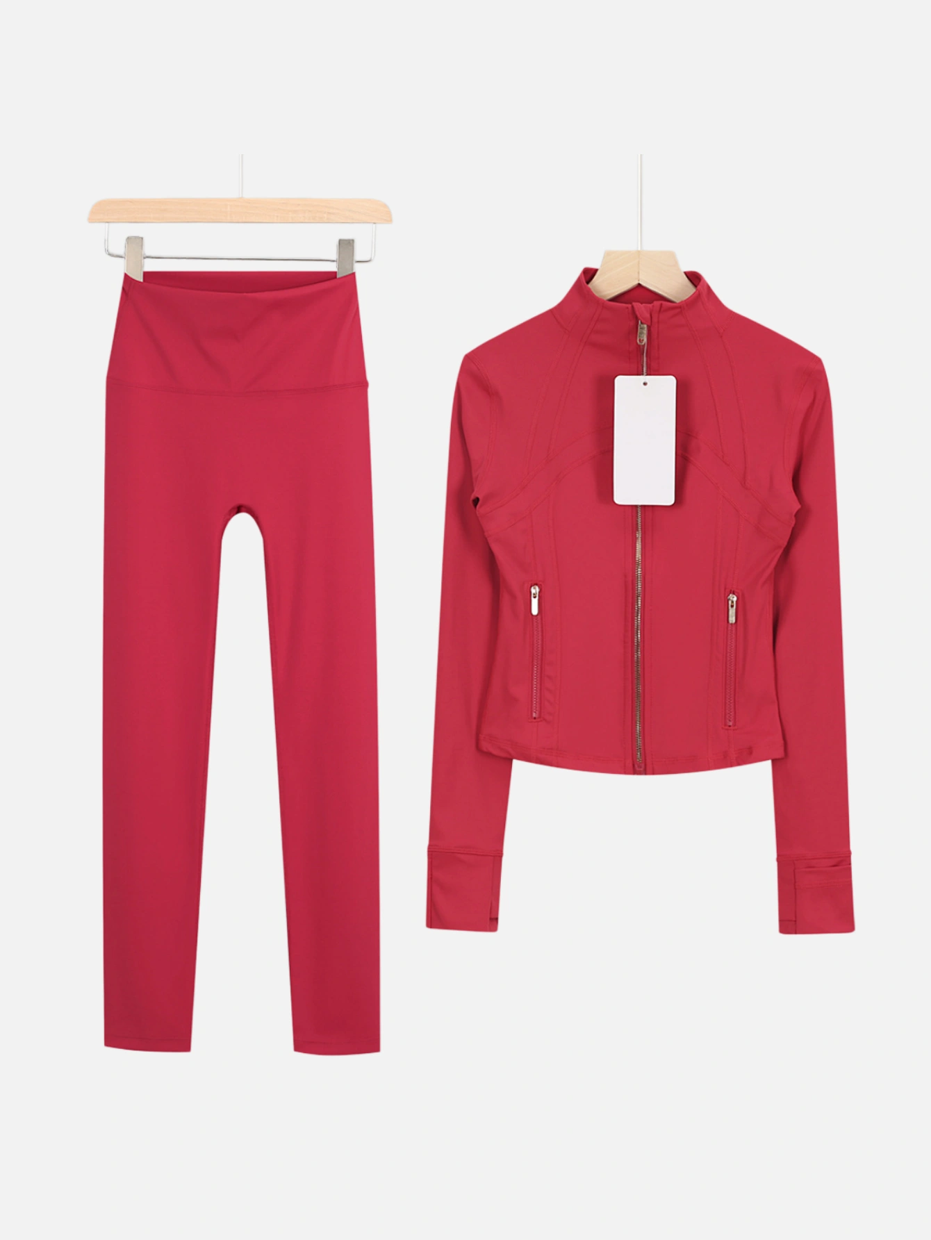 lululemon Cropped Zip-Up Jacket & High-Waist Slim Pants 2-Piece Set - Lulualo