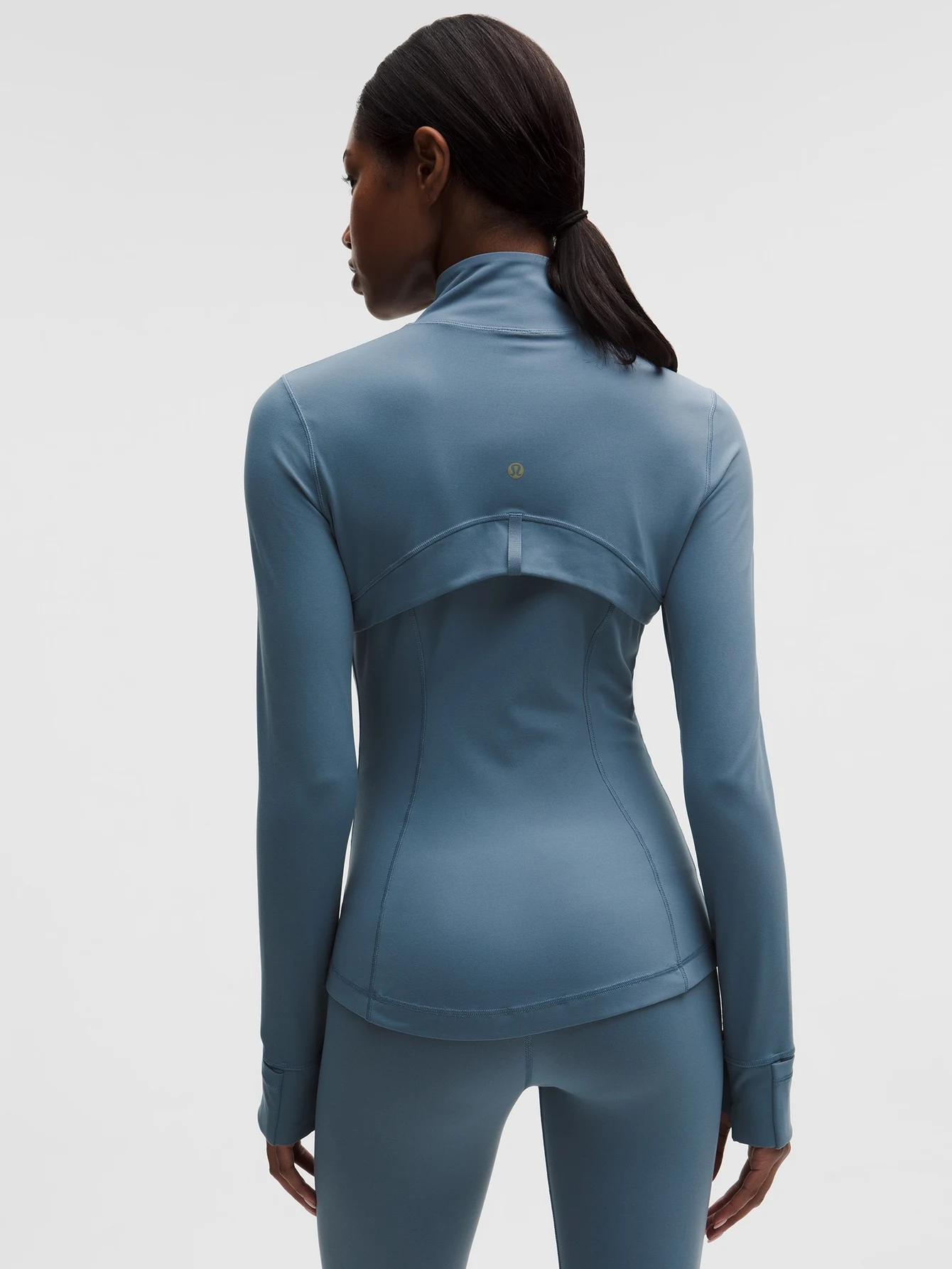 Lululemon Haze Blue Gold-Zip Athletic Jacket | US Warehouse - Lulualo
