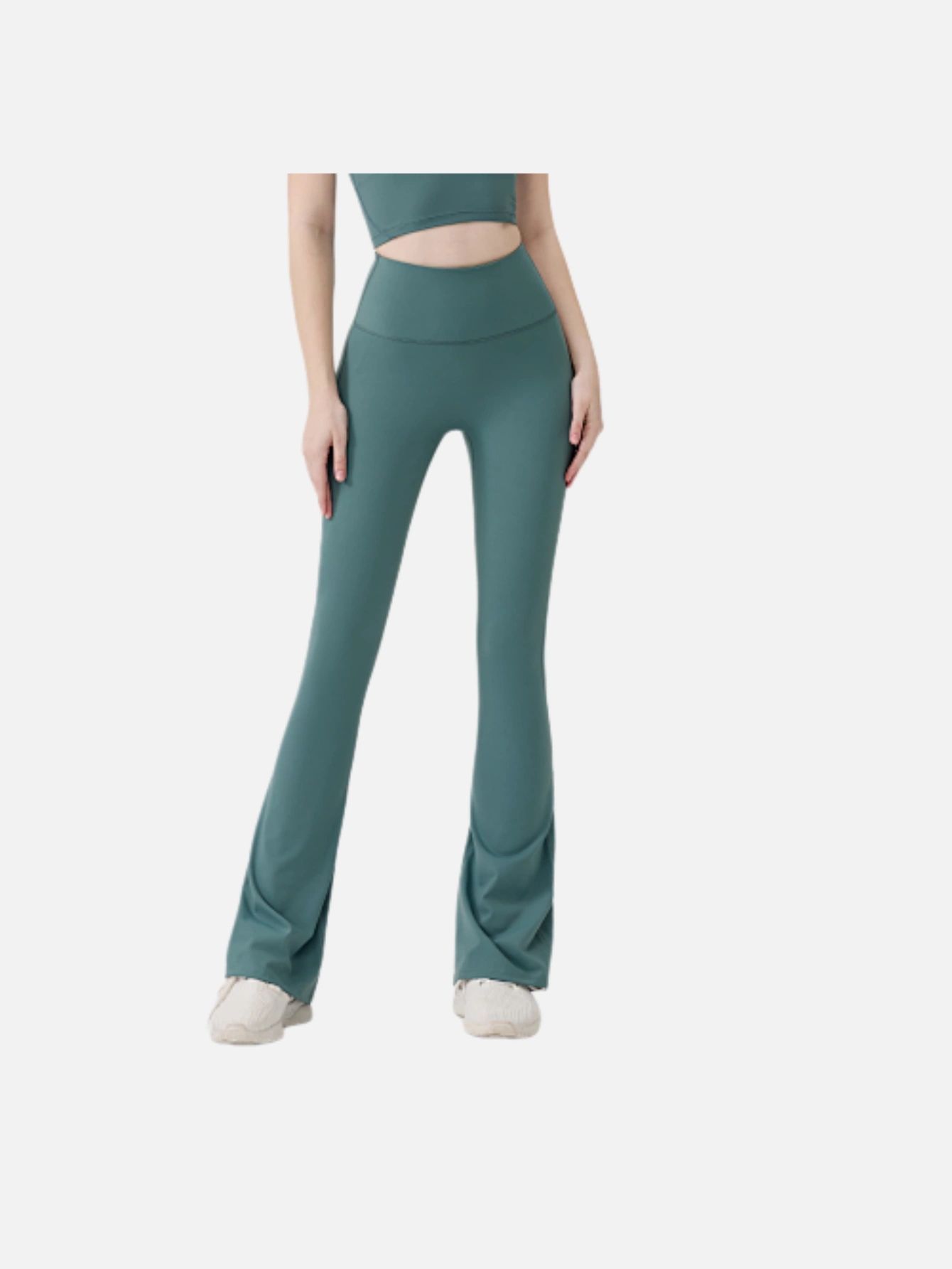 Women's High-Waist Split Flare Yoga Pants - Lulualo
