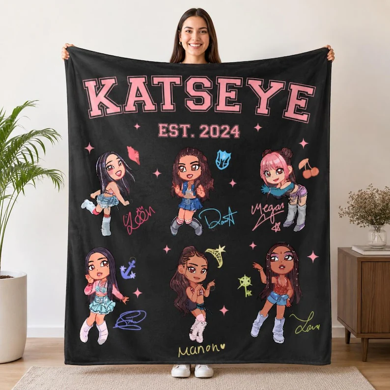 Katseye Blanket - KATSEYE MERCH​
