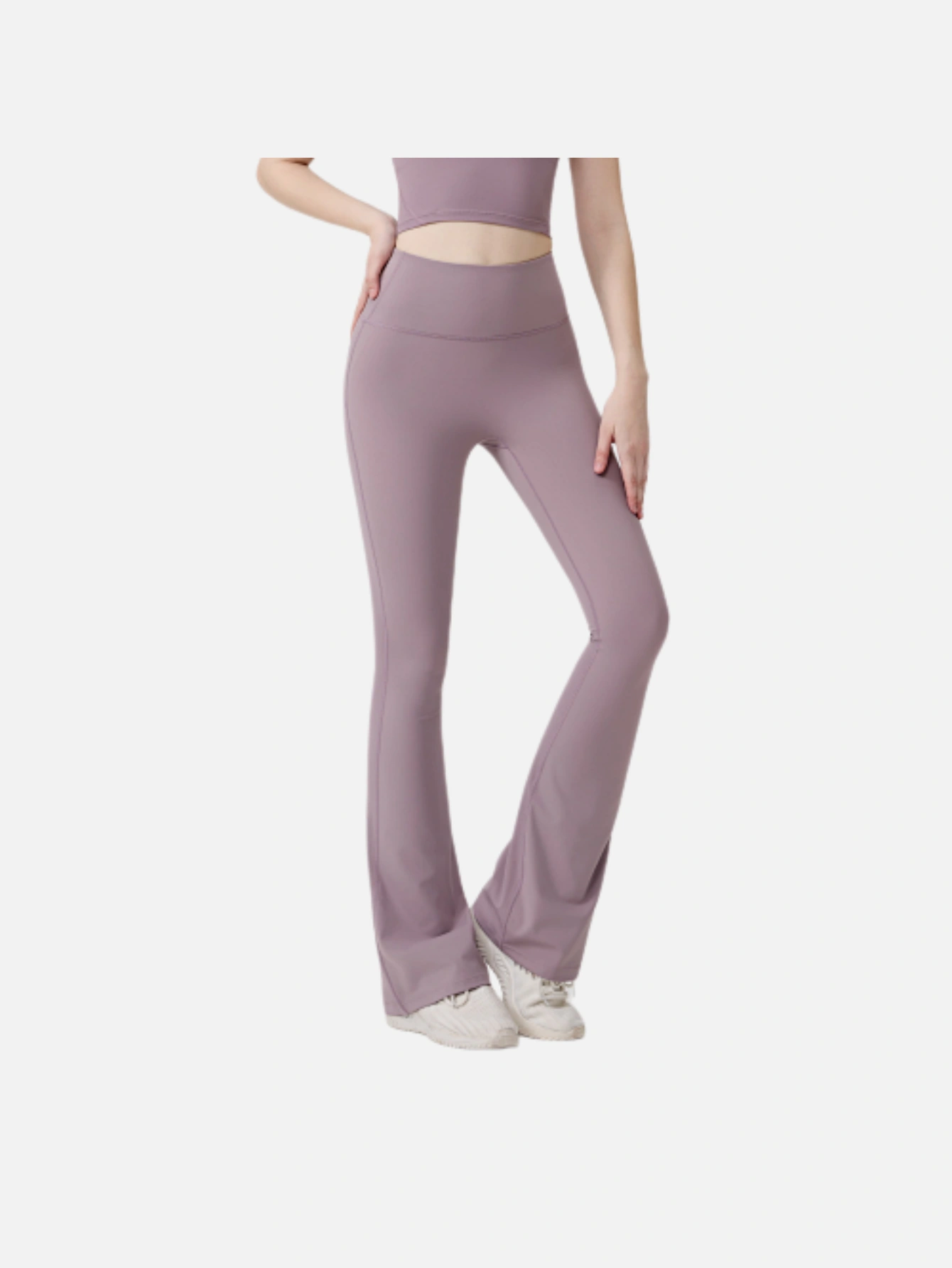 Women's High-Waist Split Flare Yoga Pants - Lulualo