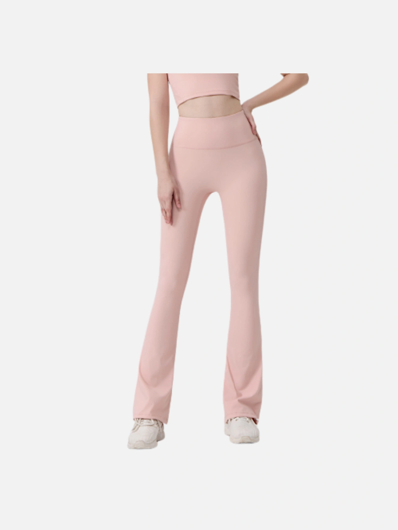 Women's High-Waist Split Flare Yoga Pants - Lulualo