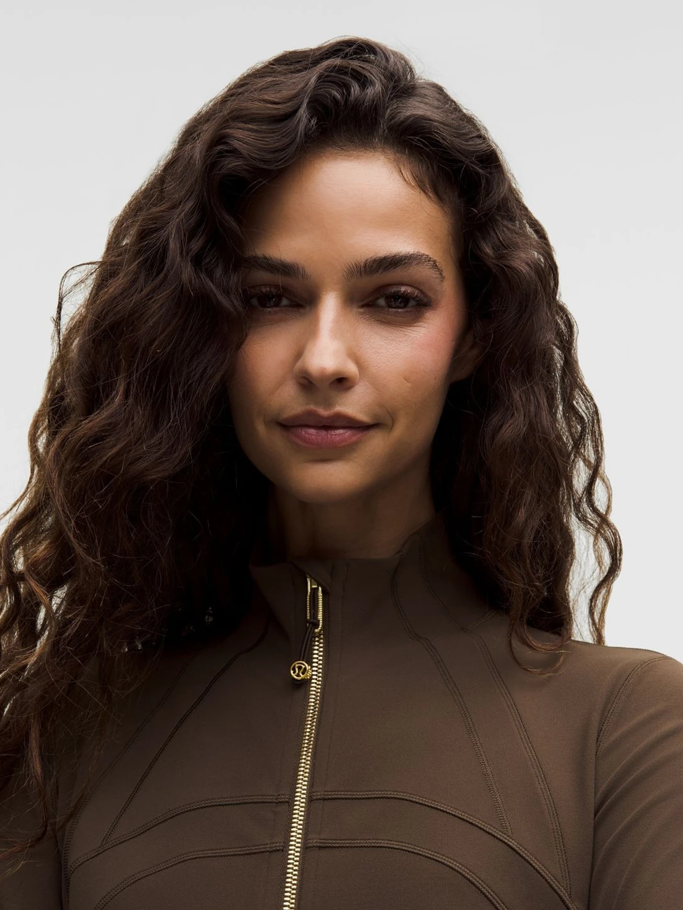 Lululemon Coffee Brown Dark-Gold Zip Athletic Jacket | US Warehouse - Lulualo