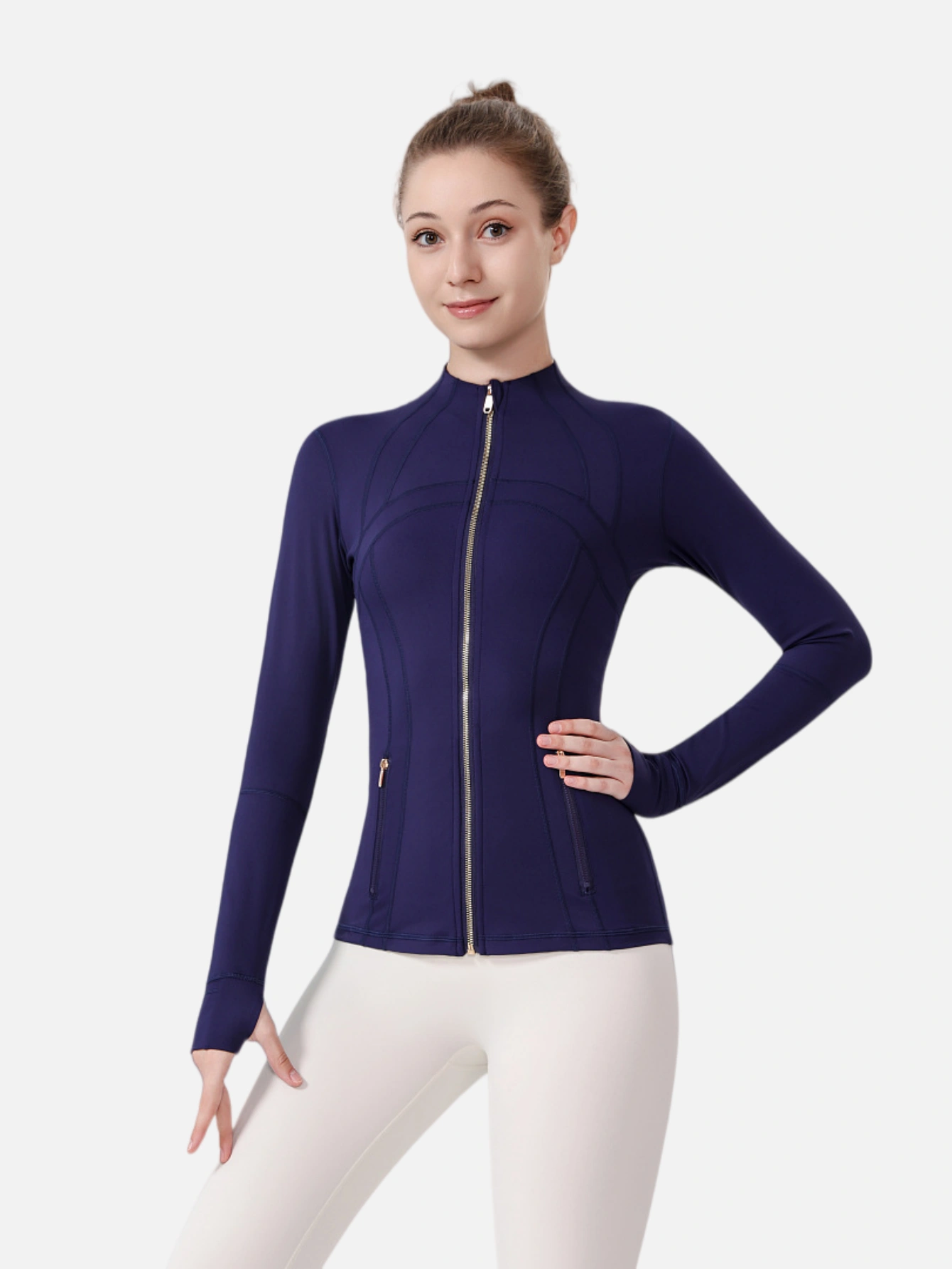 lululemon Slim-Fit Zip-Up Athletic Jacket - Lulualo