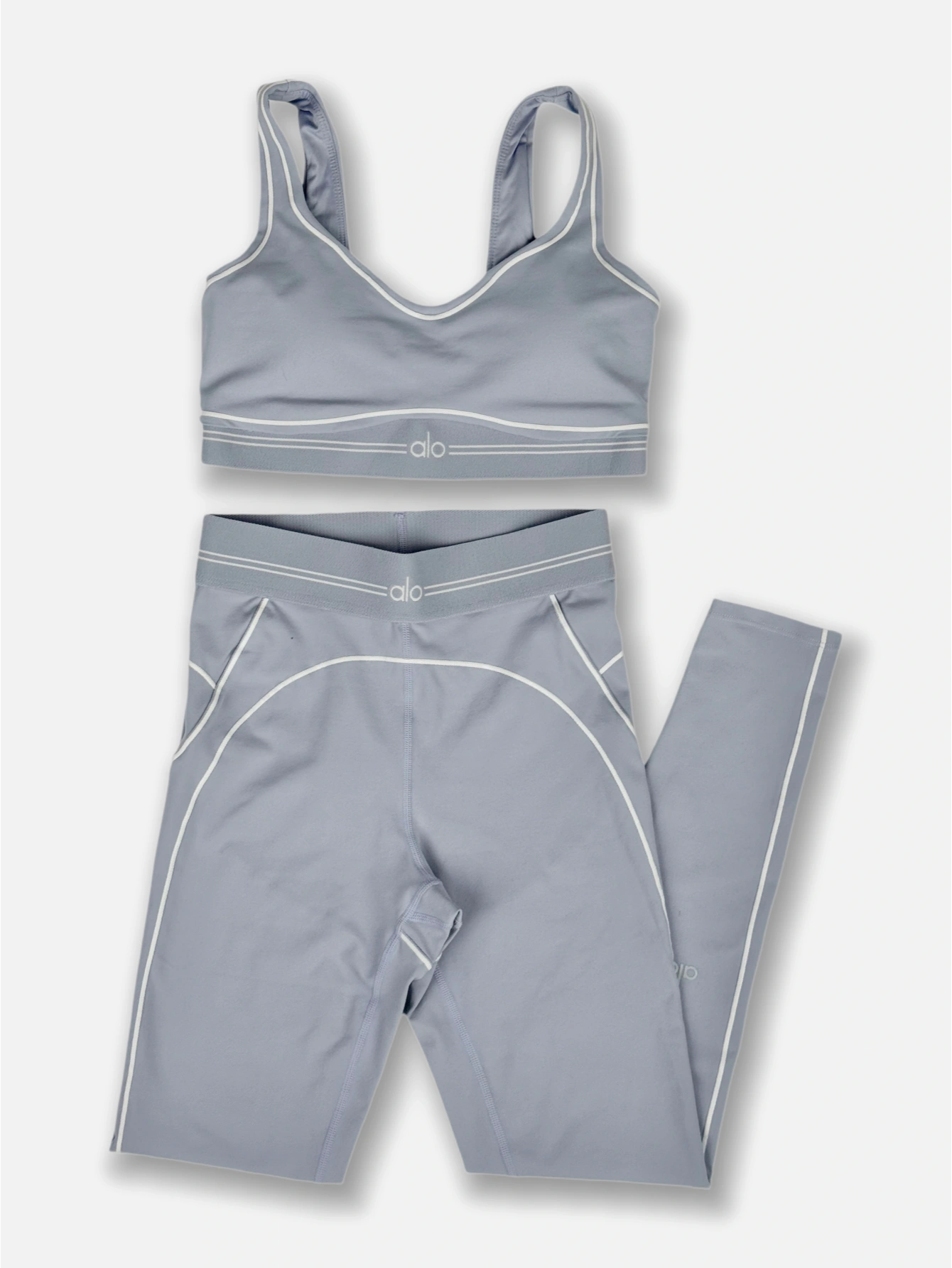 Women's High Waist Yoga Leggings & Sports Bra Set - Lulualo