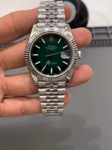 【Super Clone】 RLX Datejust 41mm Smoky Green Dial Jubilee Bracelet Watch – 126334-0034