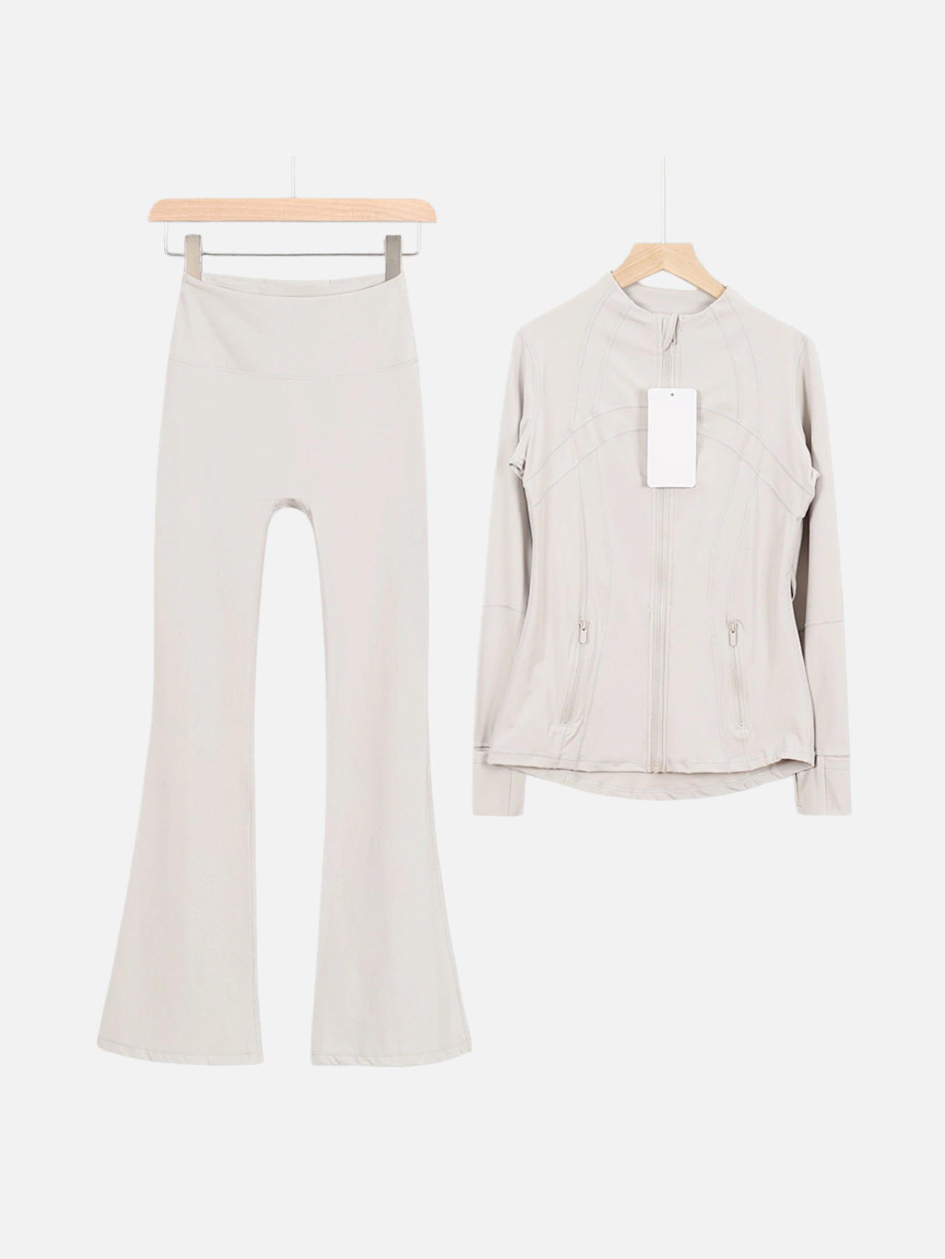 lululemon Zip-Up Jacket & Flared Pants 2-Piece Set - Lulualo