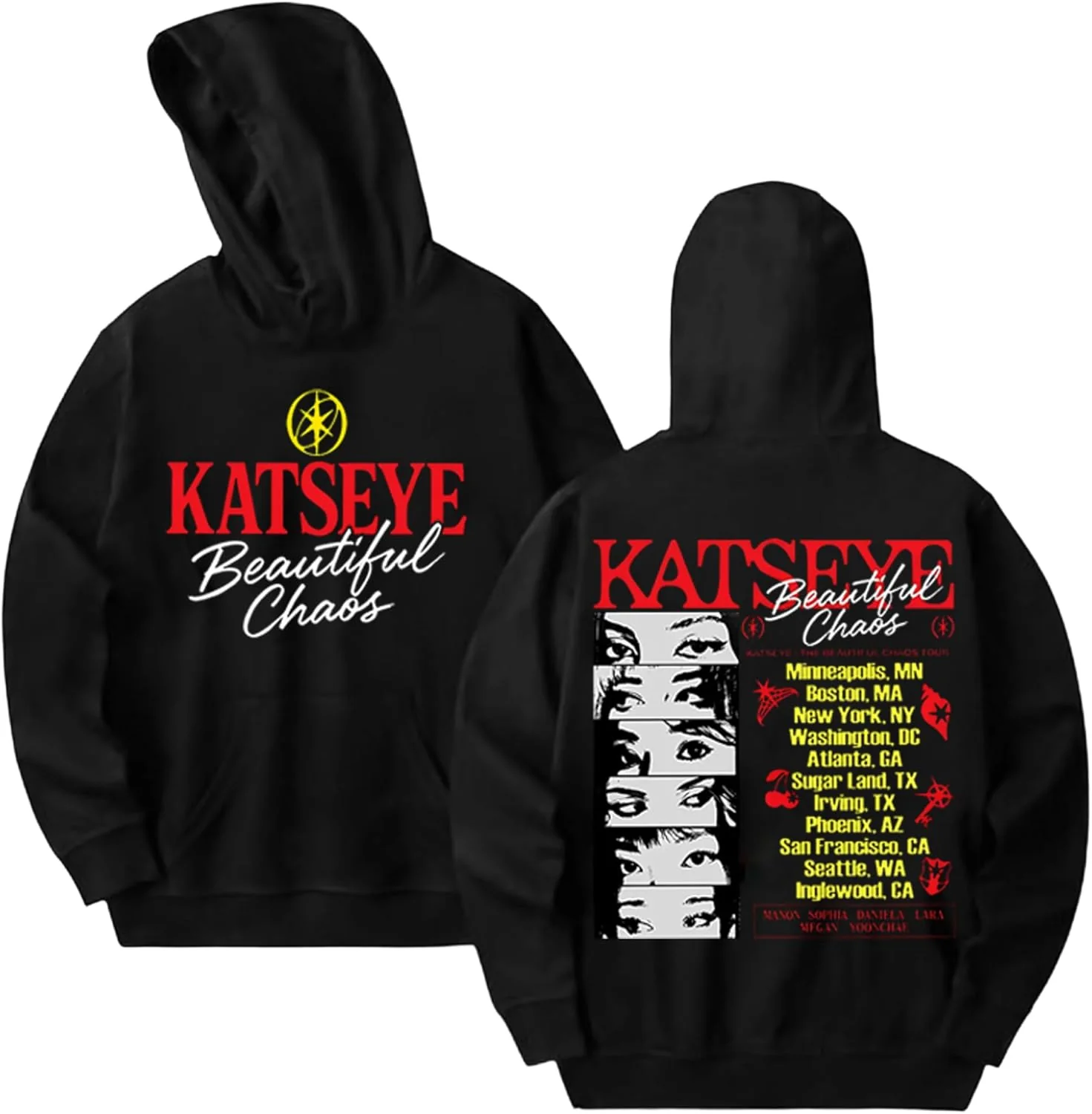 Korean Style Graphic Pullover - KATSEYE MERCH​