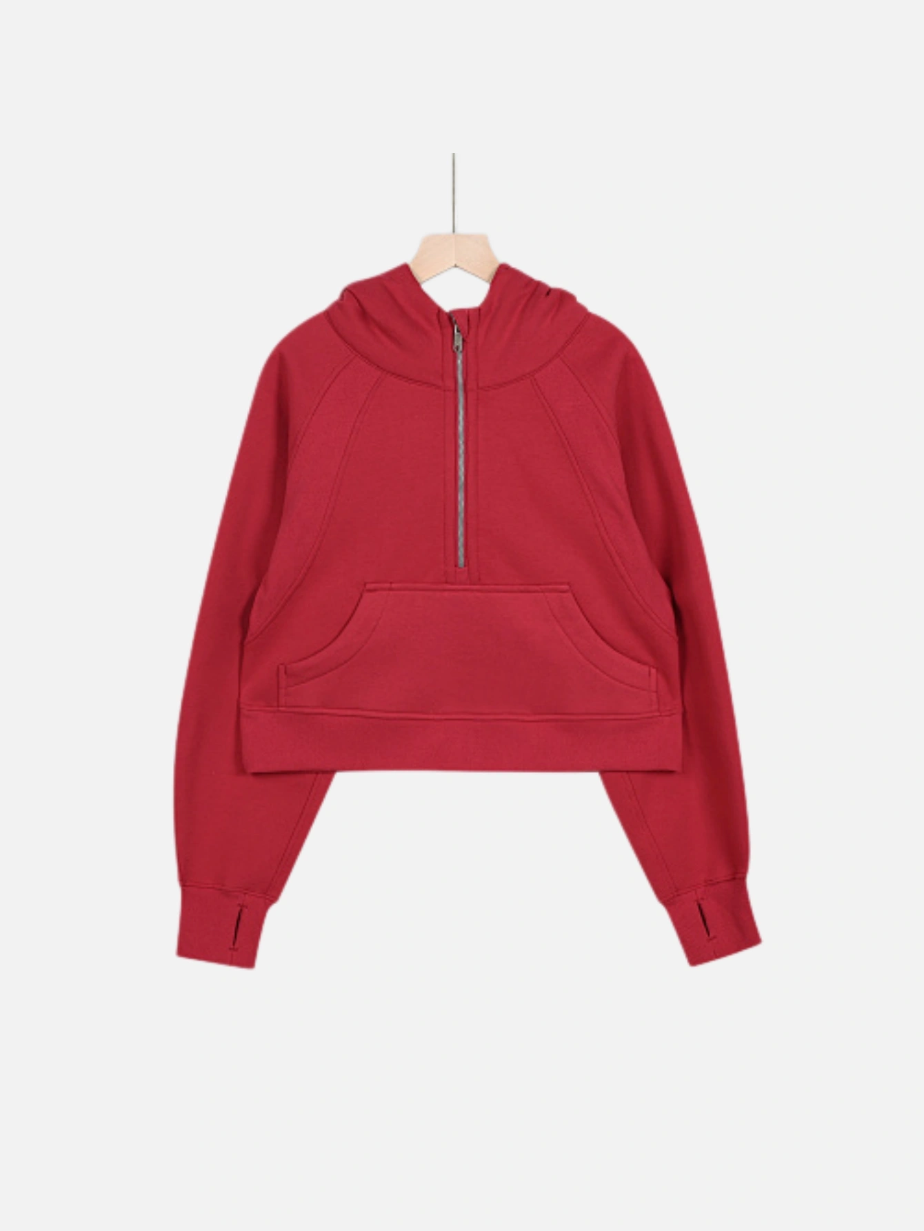 lululemon Cropped Half-Zip Hoodie - Lulualo