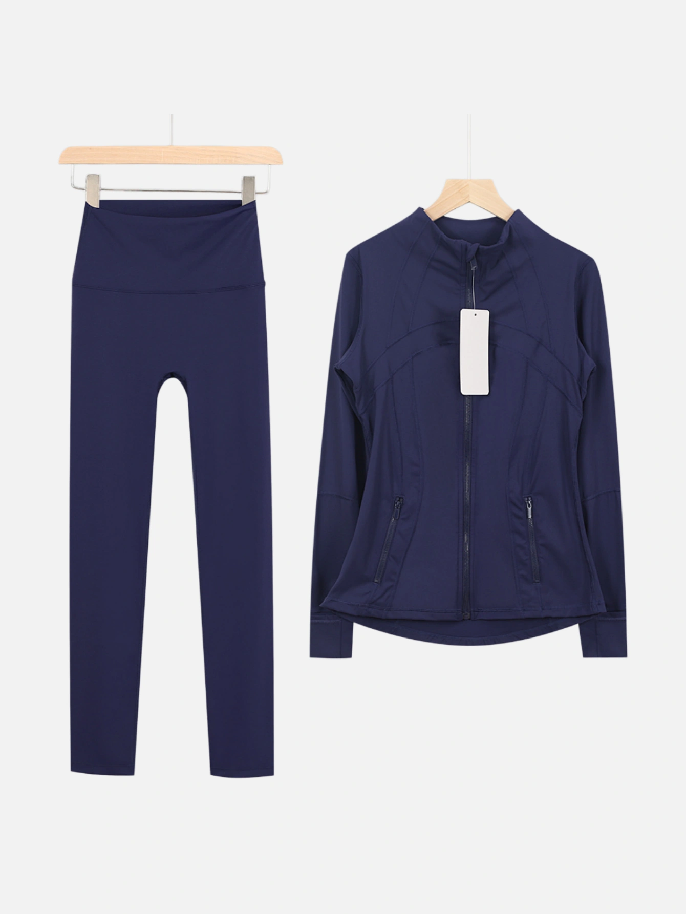 lululemon Zip-Up Jacket & High-Waist Slim Pants 2-Piece Set - Lulualo