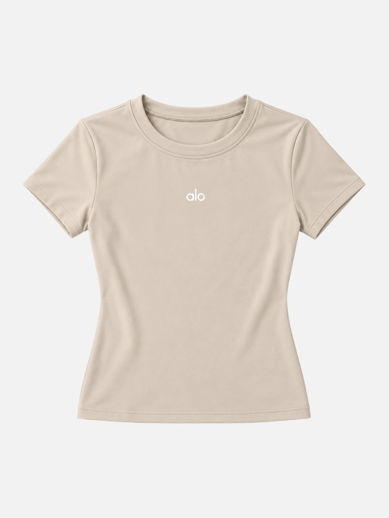 ALO Sculpting Slim-Fit Short-Sleeve Athletic Top - Lulualo